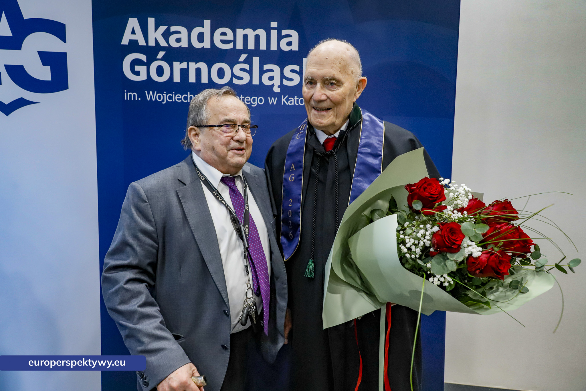 Europerspektywy Akademia Górnośląska uhonorowała prof. Jerzego Rokitę tytułem doktora honoris causa