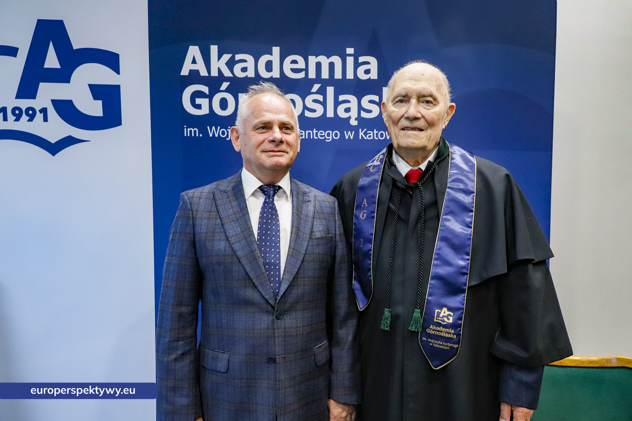 Europerspektywy Akademia Górnośląska uhonorowała prof. Jerzego Rokitę tytułem doktora honoris causa