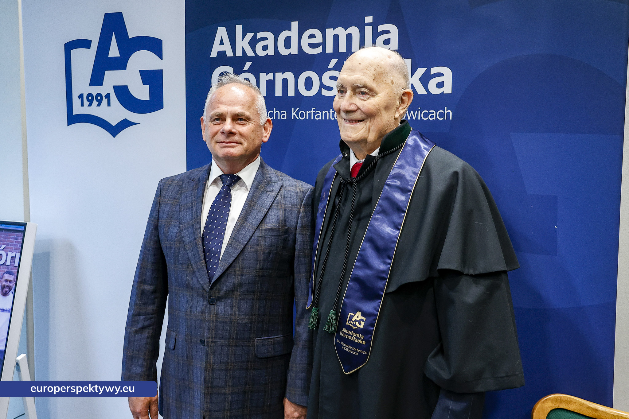 Europerspektywy Akademia Górnośląska uhonorowała prof. Jerzego Rokitę tytułem doktora honoris causa