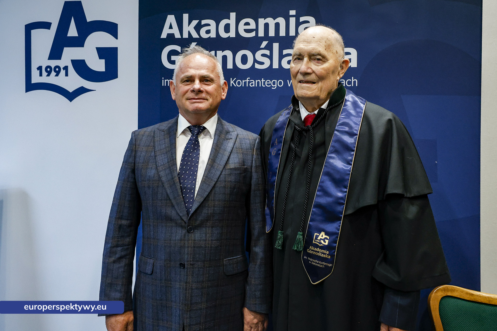 Europerspektywy Akademia Górnośląska uhonorowała prof. Jerzego Rokitę tytułem doktora honoris causa