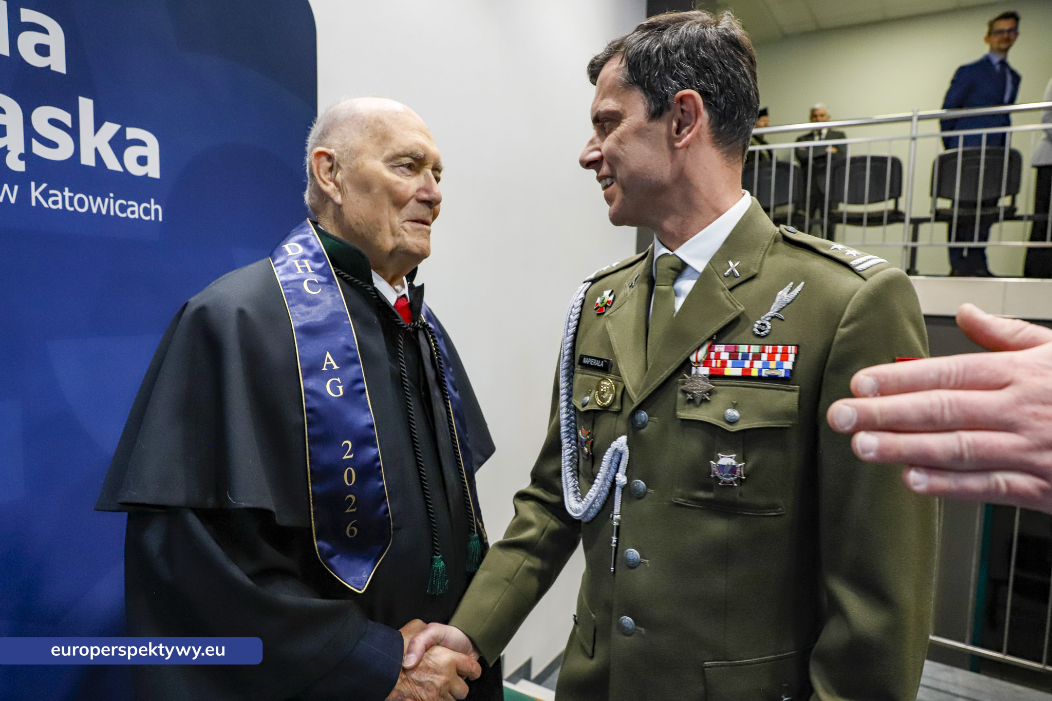 Europerspektywy Akademia Górnośląska uhonorowała prof. Jerzego Rokitę tytułem doktora honoris causa