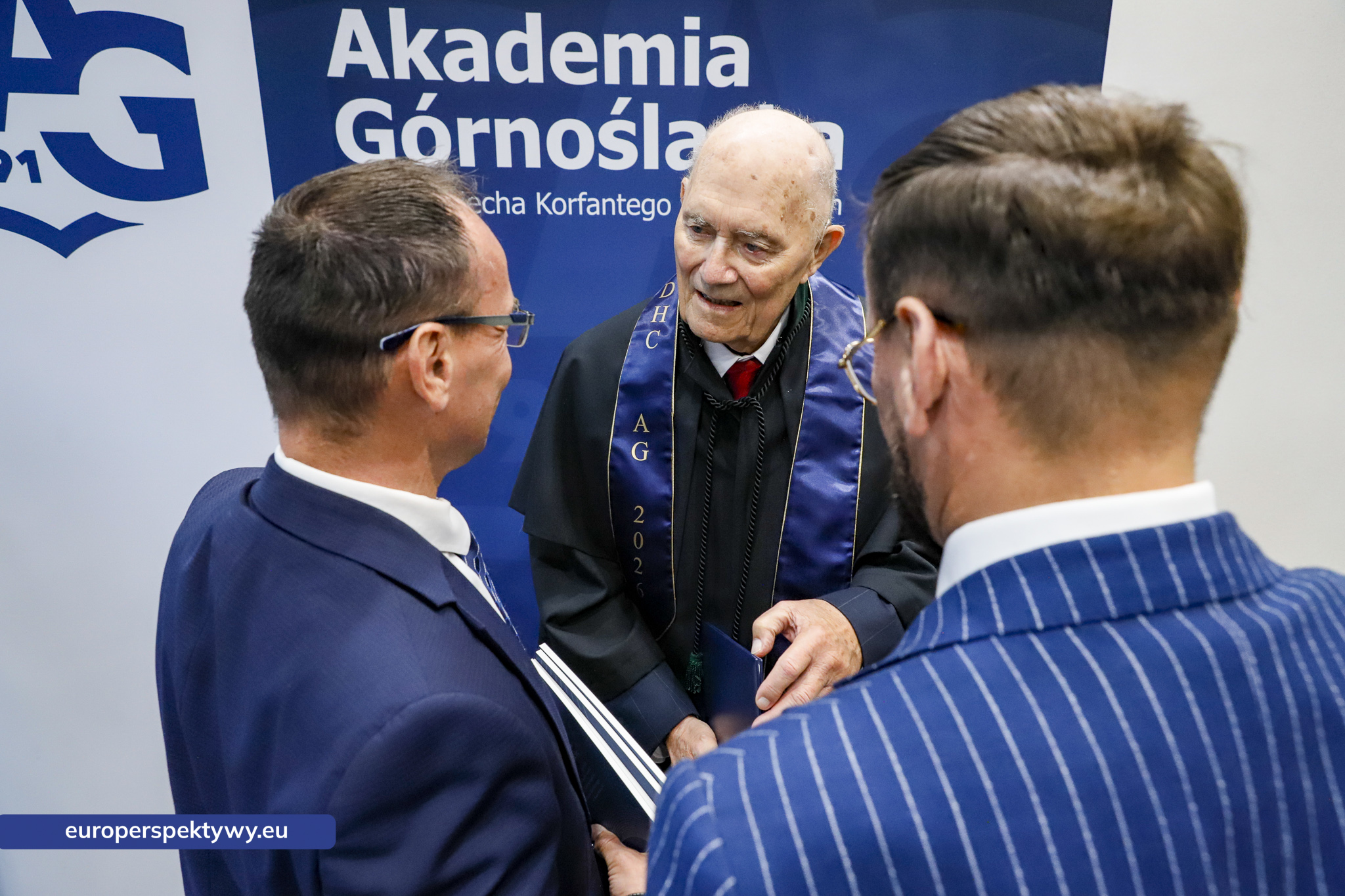 Europerspektywy Akademia Górnośląska uhonorowała prof. Jerzego Rokitę tytułem doktora honoris causa