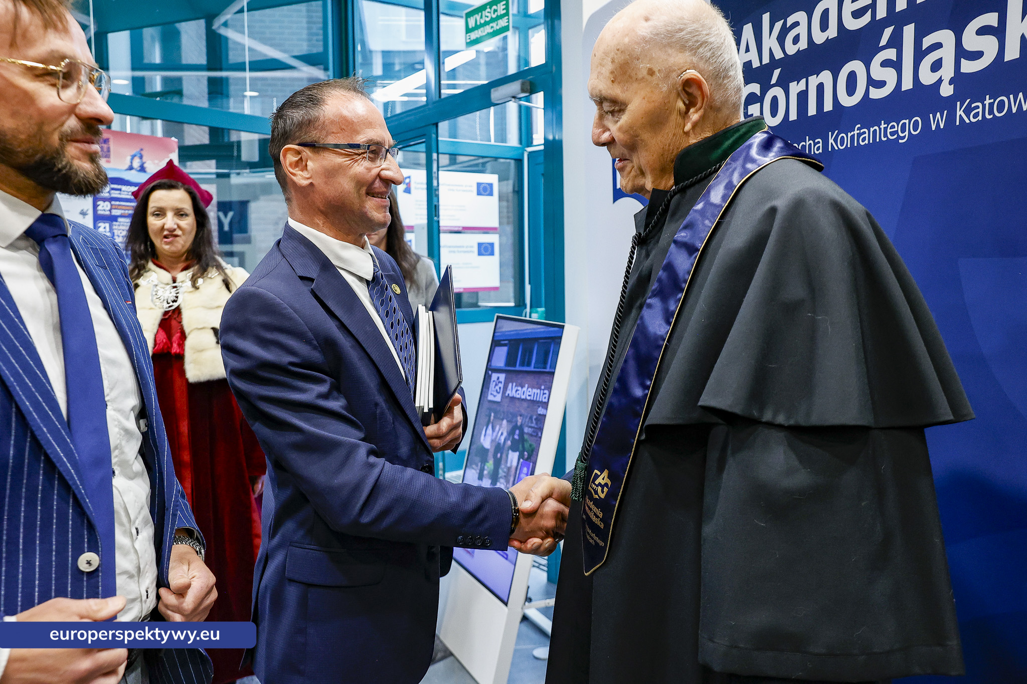 Europerspektywy Akademia Górnośląska uhonorowała prof. Jerzego Rokitę tytułem doktora honoris causa