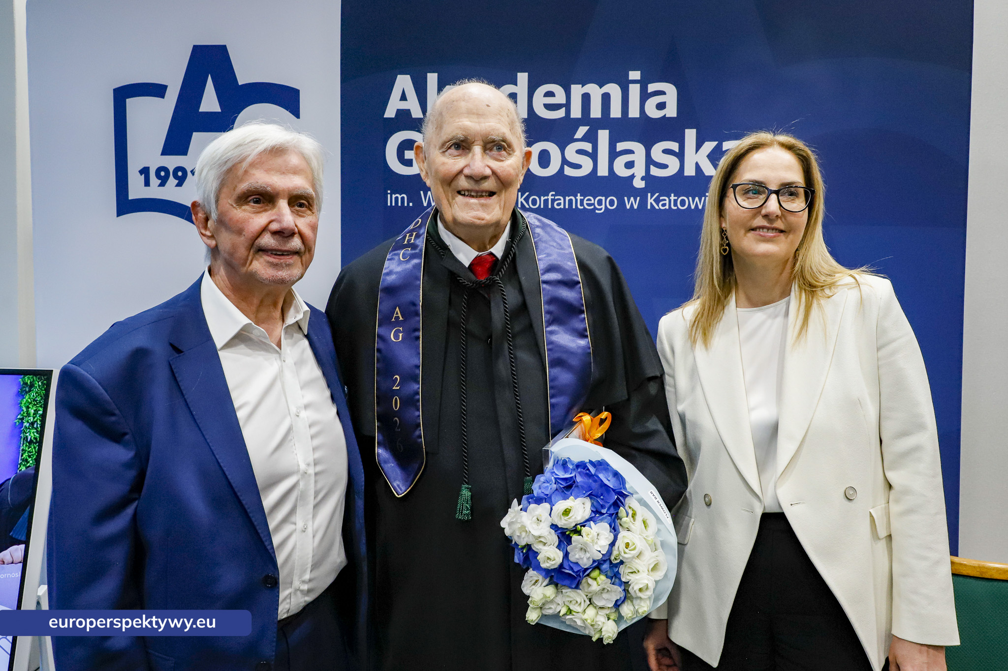Europerspektywy Akademia Górnośląska uhonorowała prof. Jerzego Rokitę tytułem doktora honoris causa
