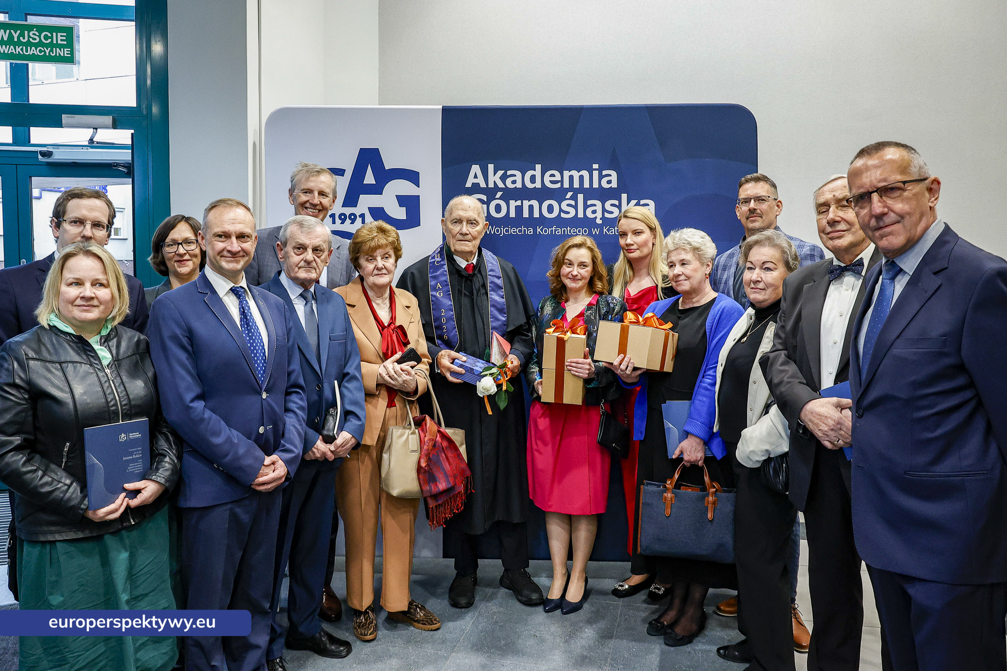 Europerspektywy Akademia Górnośląska uhonorowała prof. Jerzego Rokitę tytułem doktora honoris causa