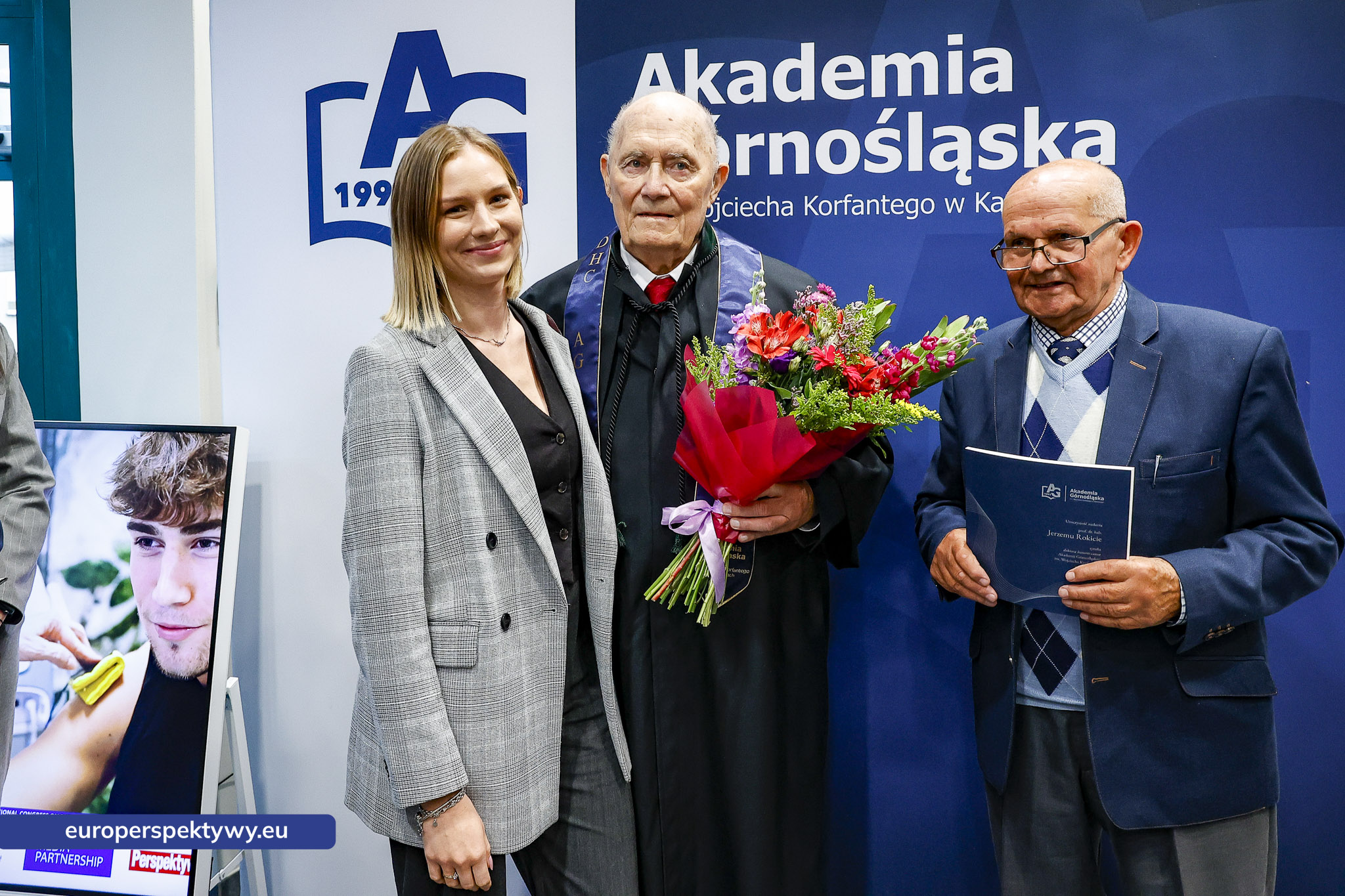 Europerspektywy Akademia Górnośląska uhonorowała prof. Jerzego Rokitę tytułem doktora honoris causa