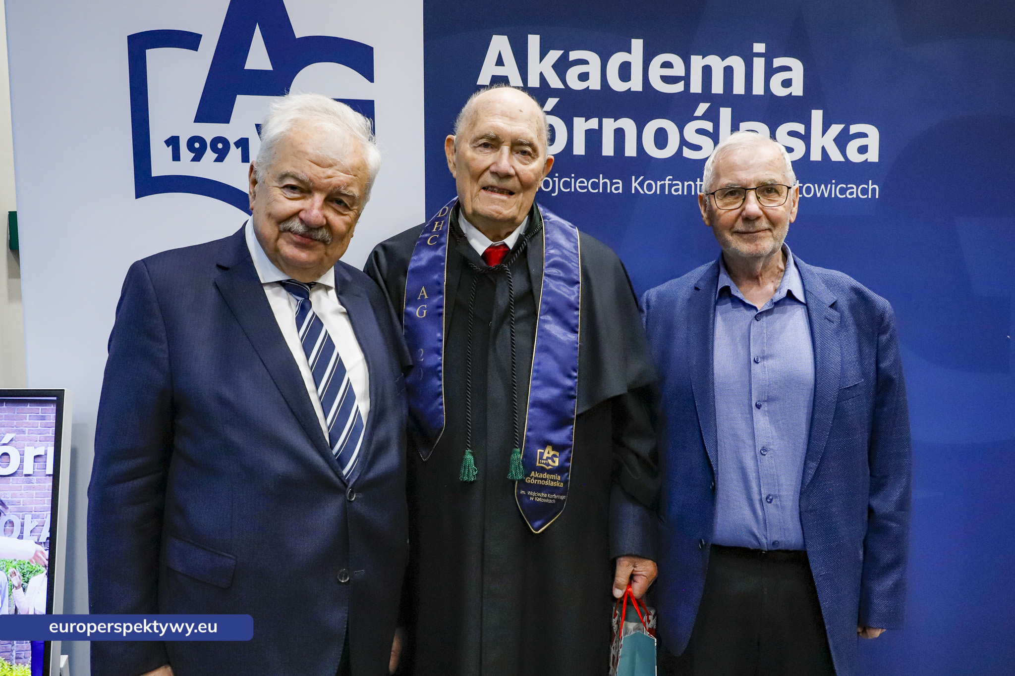 Europerspektywy Akademia Górnośląska uhonorowała prof. Jerzego Rokitę tytułem doktora honoris causa