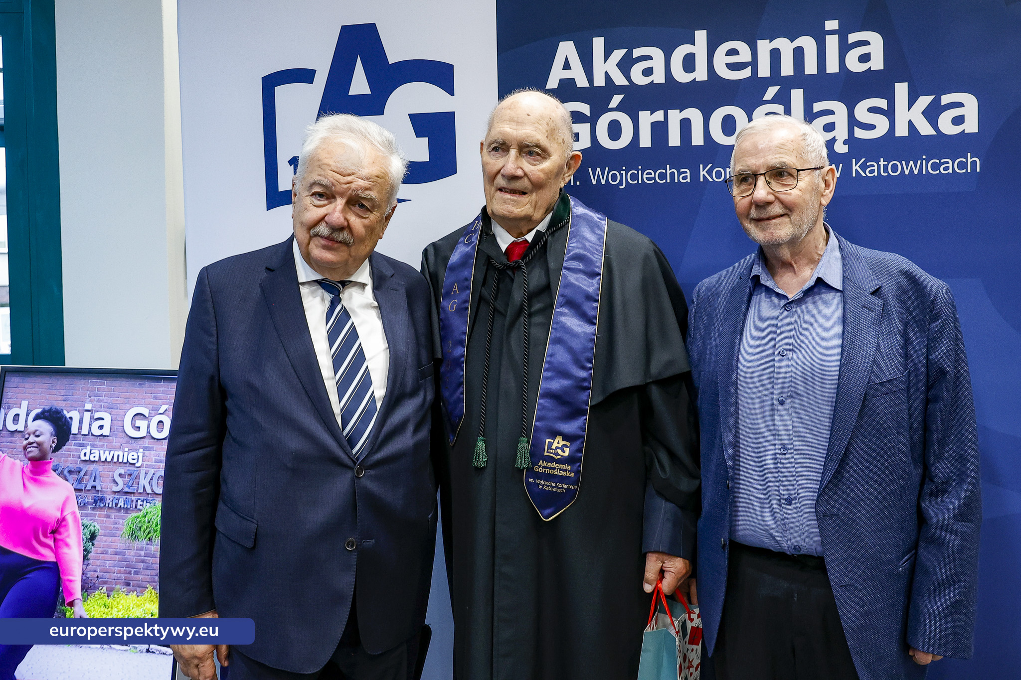 Europerspektywy Akademia Górnośląska uhonorowała prof. Jerzego Rokitę tytułem doktora honoris causa