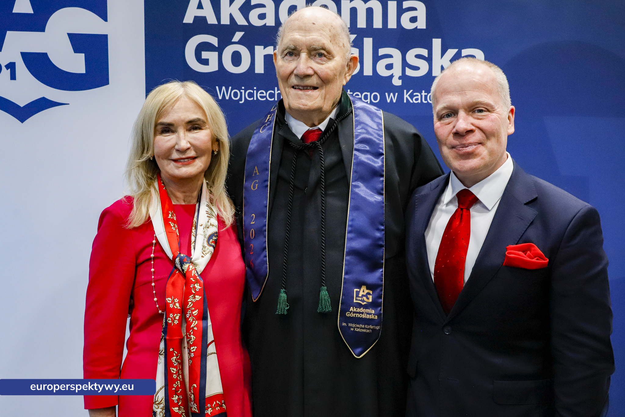 Europerspektywy Akademia Górnośląska uhonorowała prof. Jerzego Rokitę tytułem doktora honoris causa