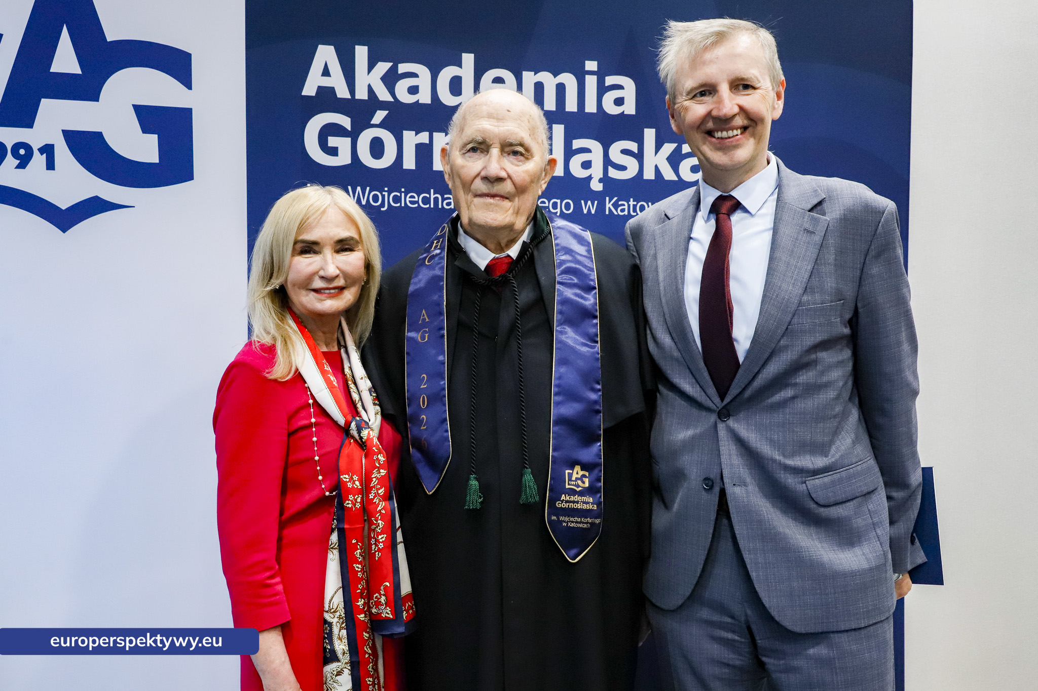 Europerspektywy Akademia Górnośląska uhonorowała prof. Jerzego Rokitę tytułem doktora honoris causa