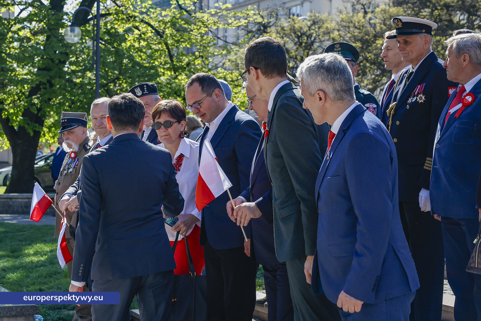 Europerspektywy Dzień Flagi w Katowicach. Wojewoda śląski przewodniczył uroczystym obchodom
