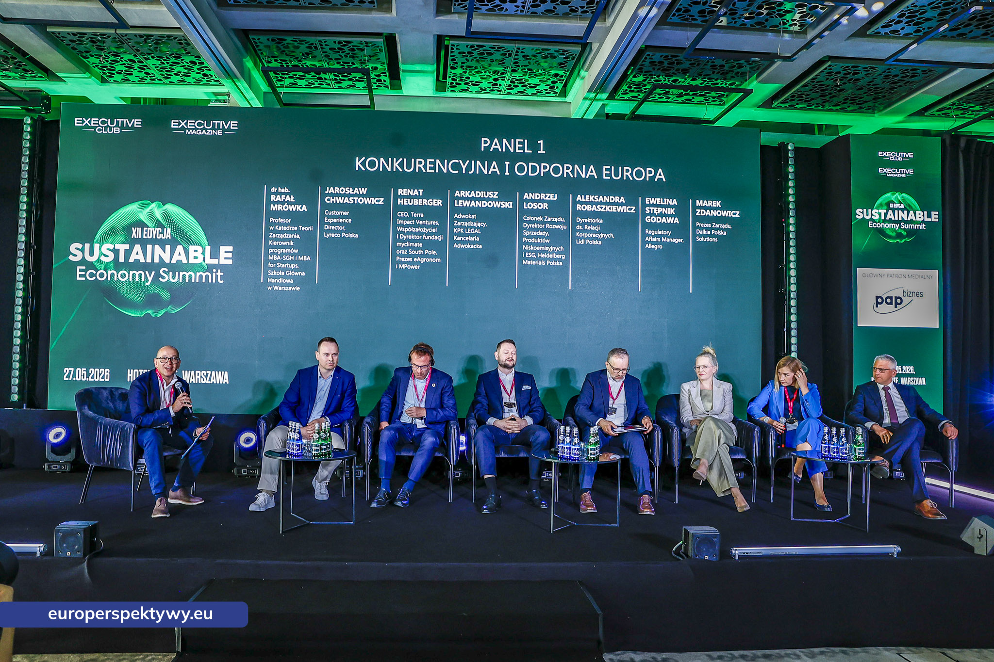 Europerspektywy Sustainable Economy Summit 2026: liderzy biznesu o przyszłości gospodarki i transformacji Europy - Executive Club