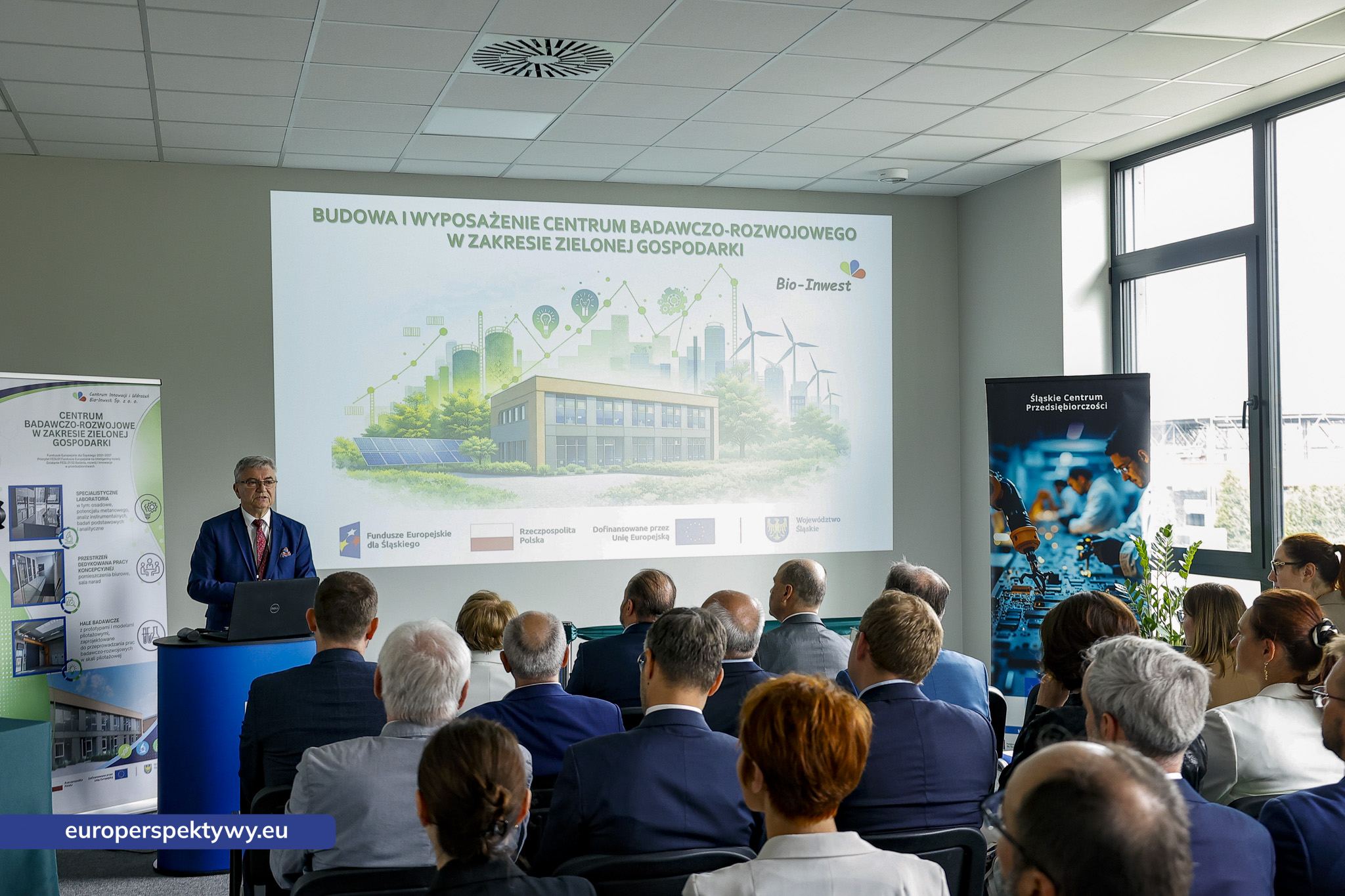 Europerspektywy RCGW inauguruje centrum badawczo-rozwojowe Bio-Invest w Tychach