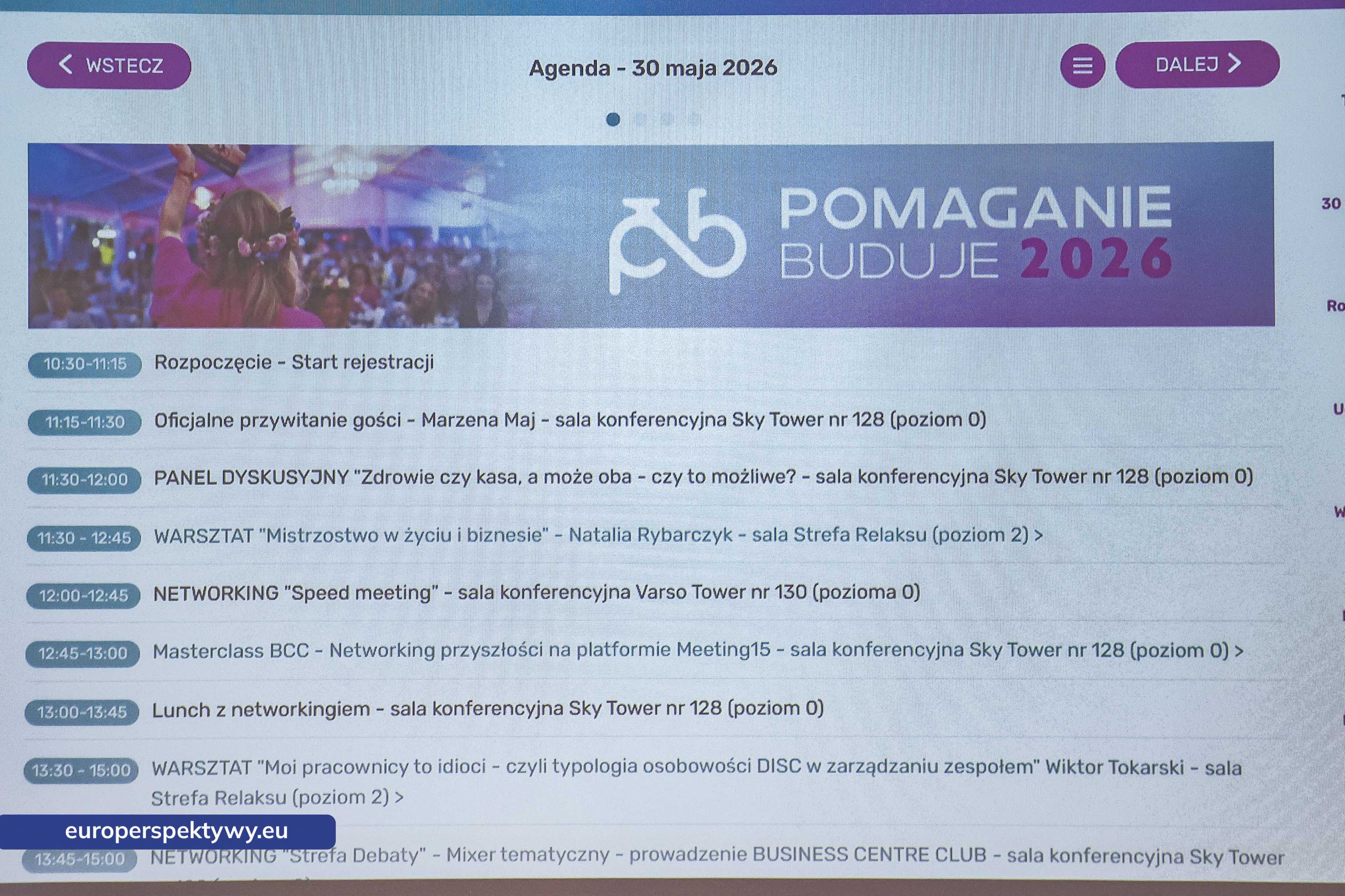 Europerspektywy Smay i „Pomaganie Buduje 2026” – relacje, wyścig kolarski i działania społeczne w jednym ekosystemie