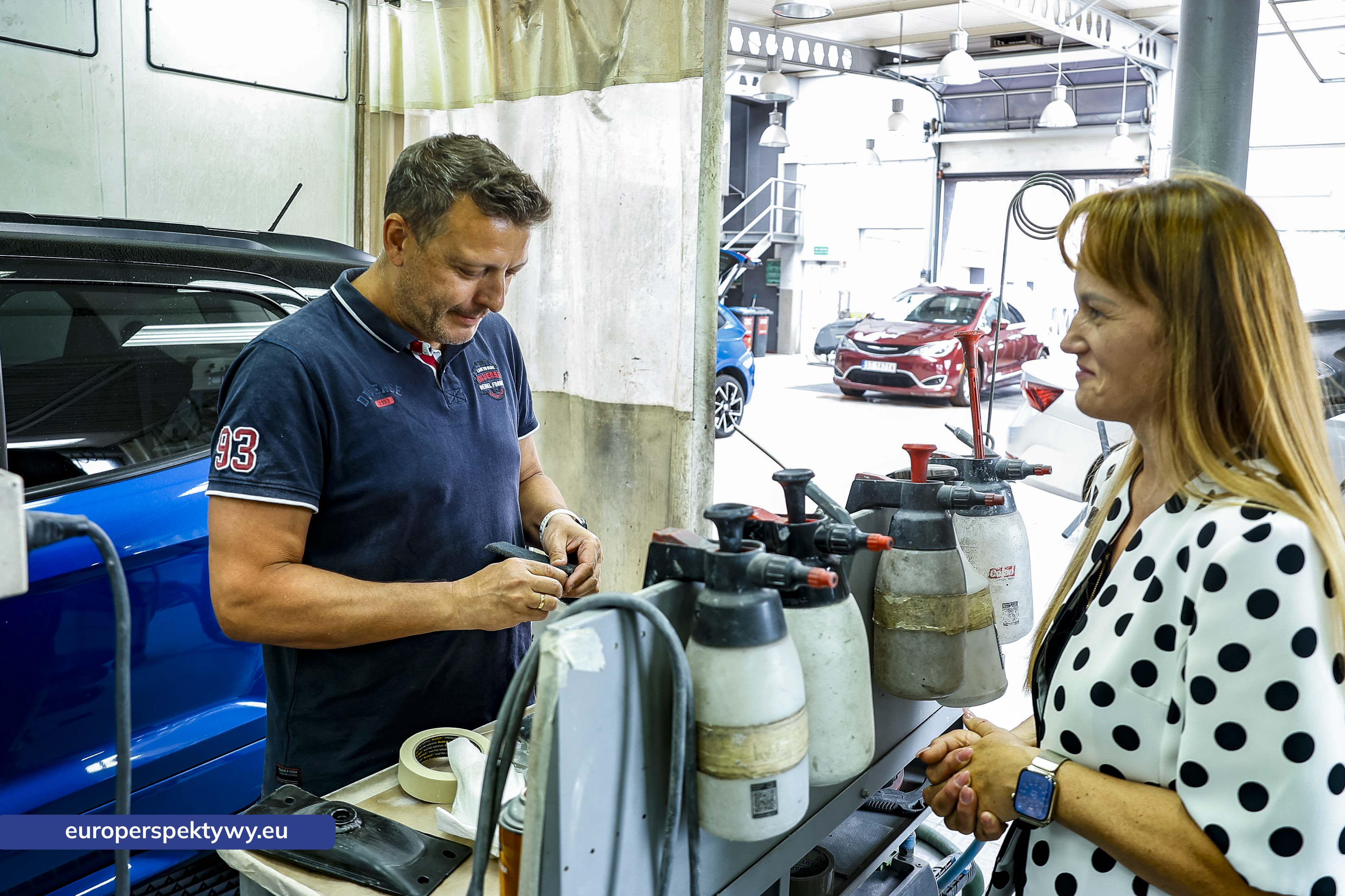Europerspektywy Terminek Mechanik stanął przed Auto Centrum Kierat Tychy