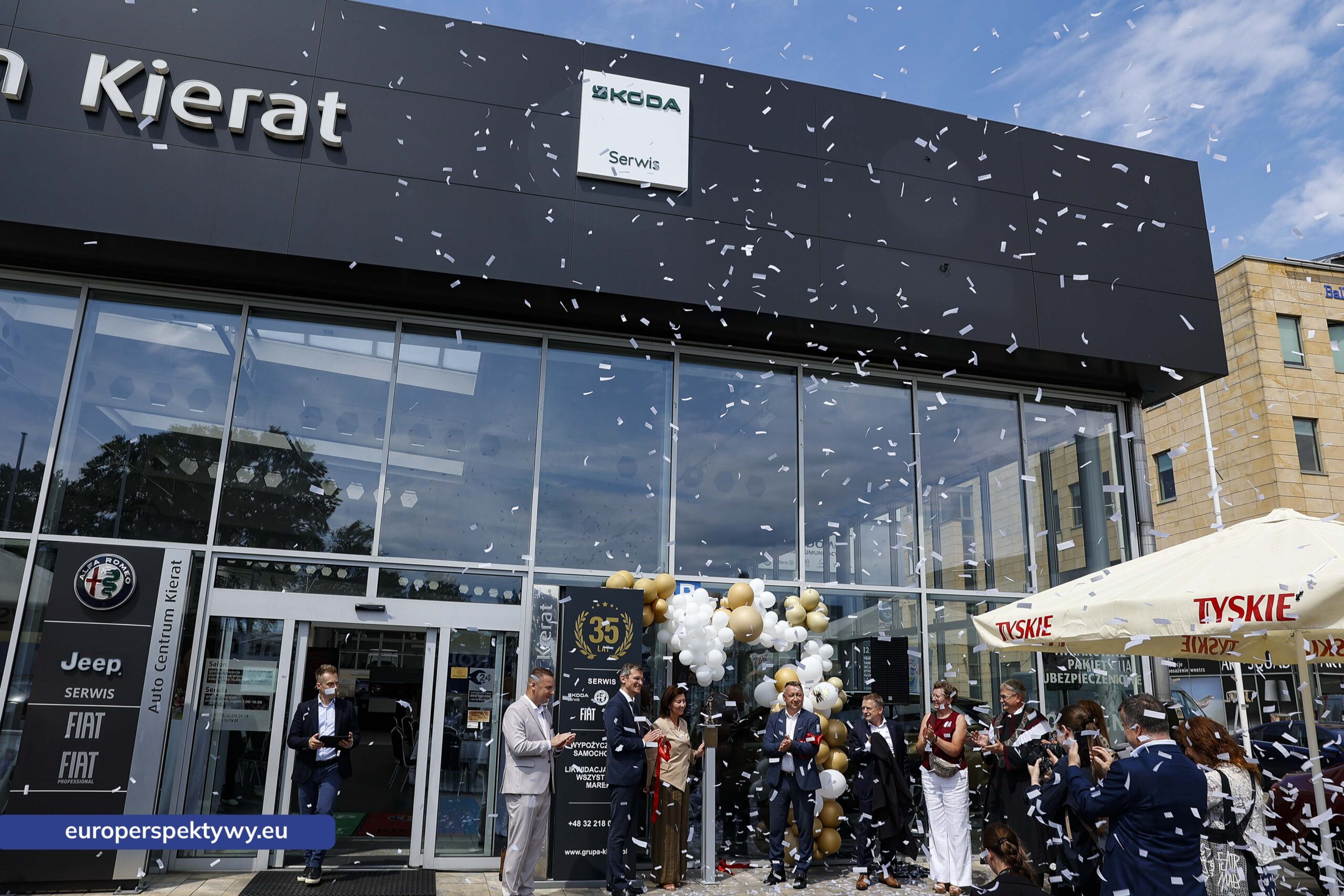 Europerspektywy Terminek Mechanik stanął przed Auto Centrum Kierat Tychy