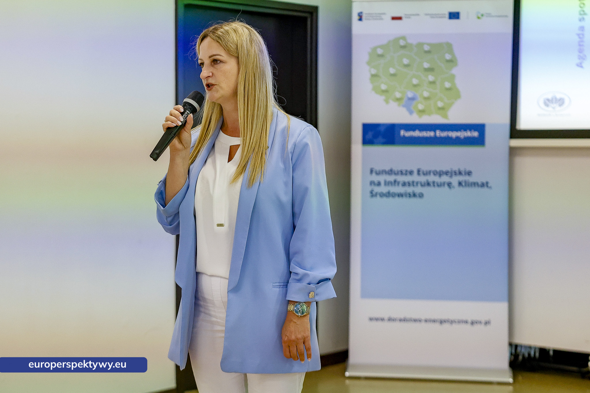 WFOŚiGW Spotkanie informacyjne-18 Europerspektywy WFOŚiGW: wsparcie dla transformacji energetycznej – spotkanie o programach „Ekowspólnota” i „Zamień piec na sieć”