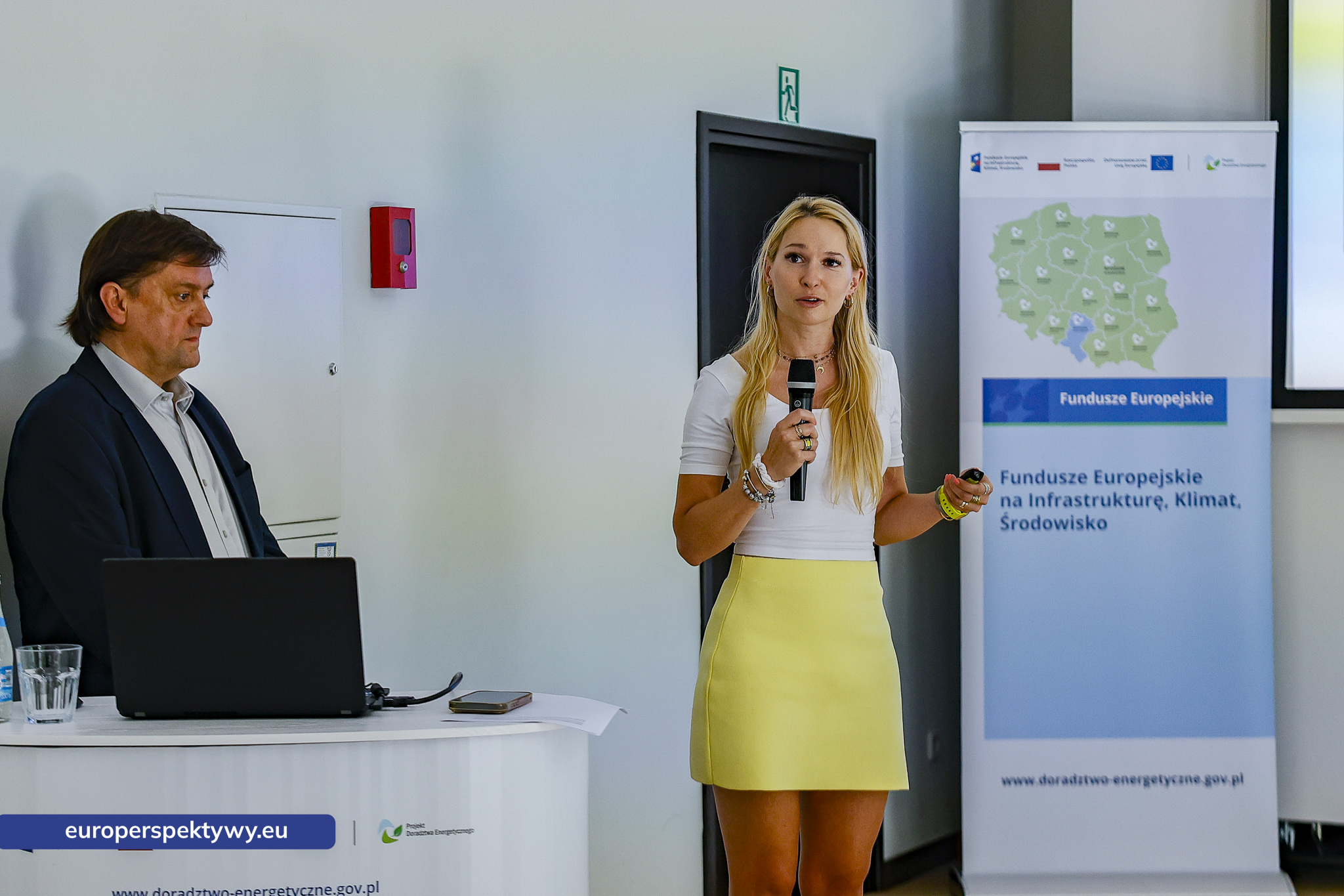 WFOŚiGW Spotkanie informacyjne-38 Europerspektywy WFOŚiGW: wsparcie dla transformacji energetycznej – spotkanie o programach „Ekowspólnota” i „Zamień piec na sieć”
