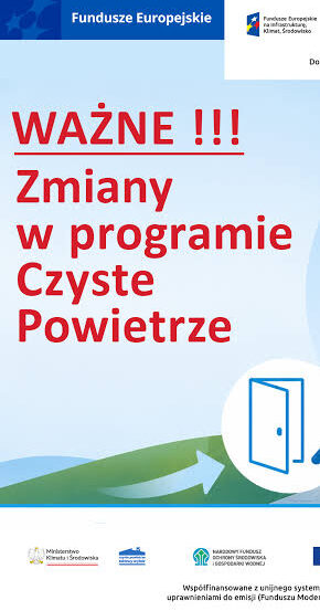 wfośigw zmiany czyste powietrze