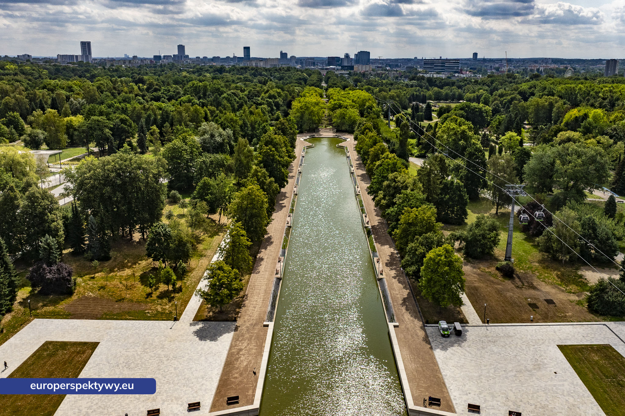 Europerspektywy TAURON Park Śląski otwiera odnowiony Kanał regatowy. Nowa przestrzeń dla mieszkańców