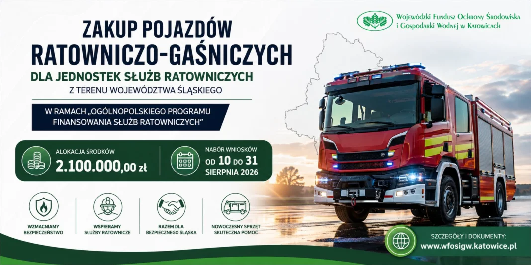 WFOŚiGW - Nowe pojazdy ratowniczo-gaśnicze