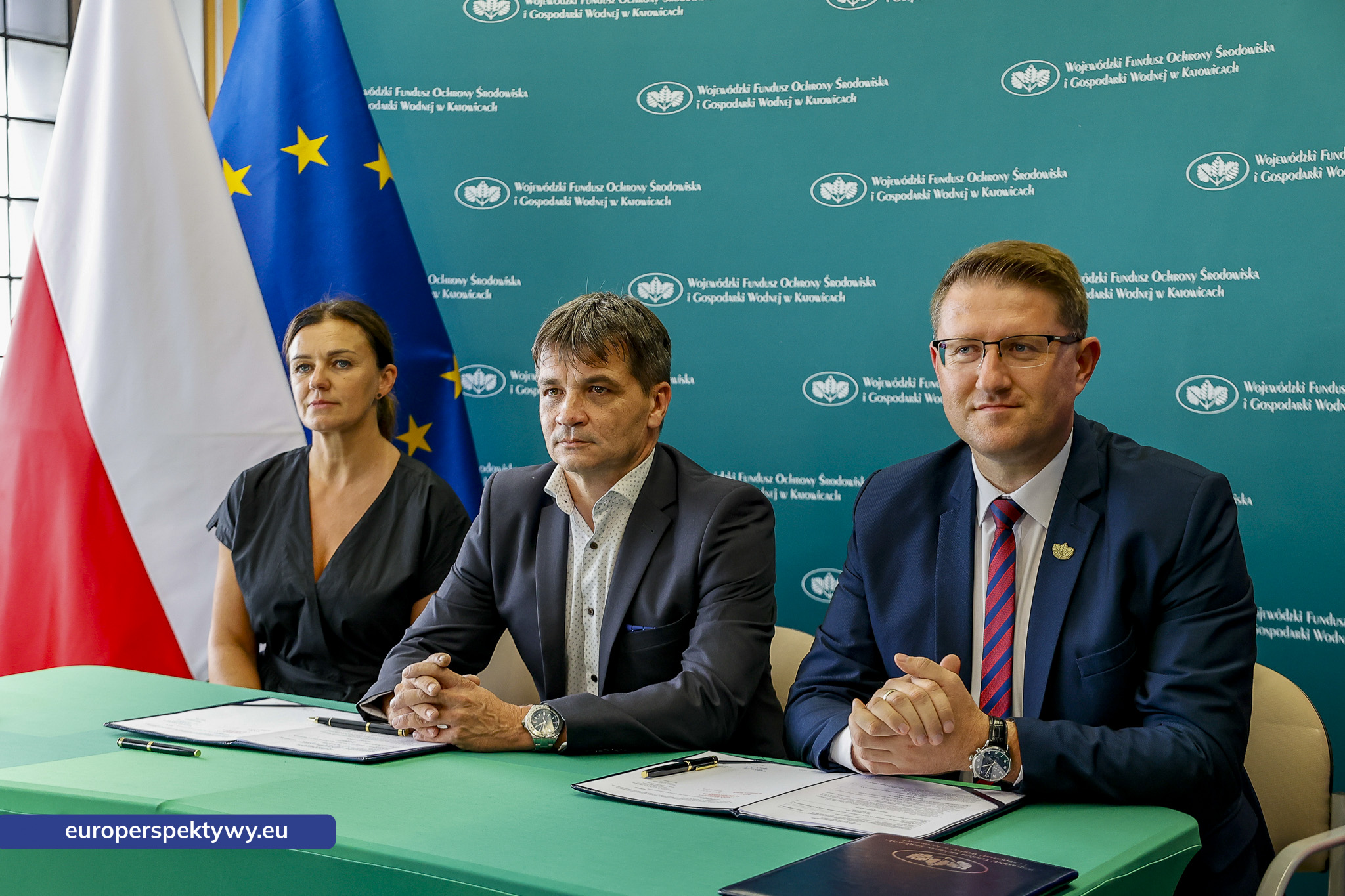 WFOŚiGW Podpisanie umów z Gminą Bestwiną oraz Wodociągami Cieszyńskimi -1 WFOŚiGW Podpisanie umów z Gminą Bestwiną oraz Wodociągami Cieszyńskimi