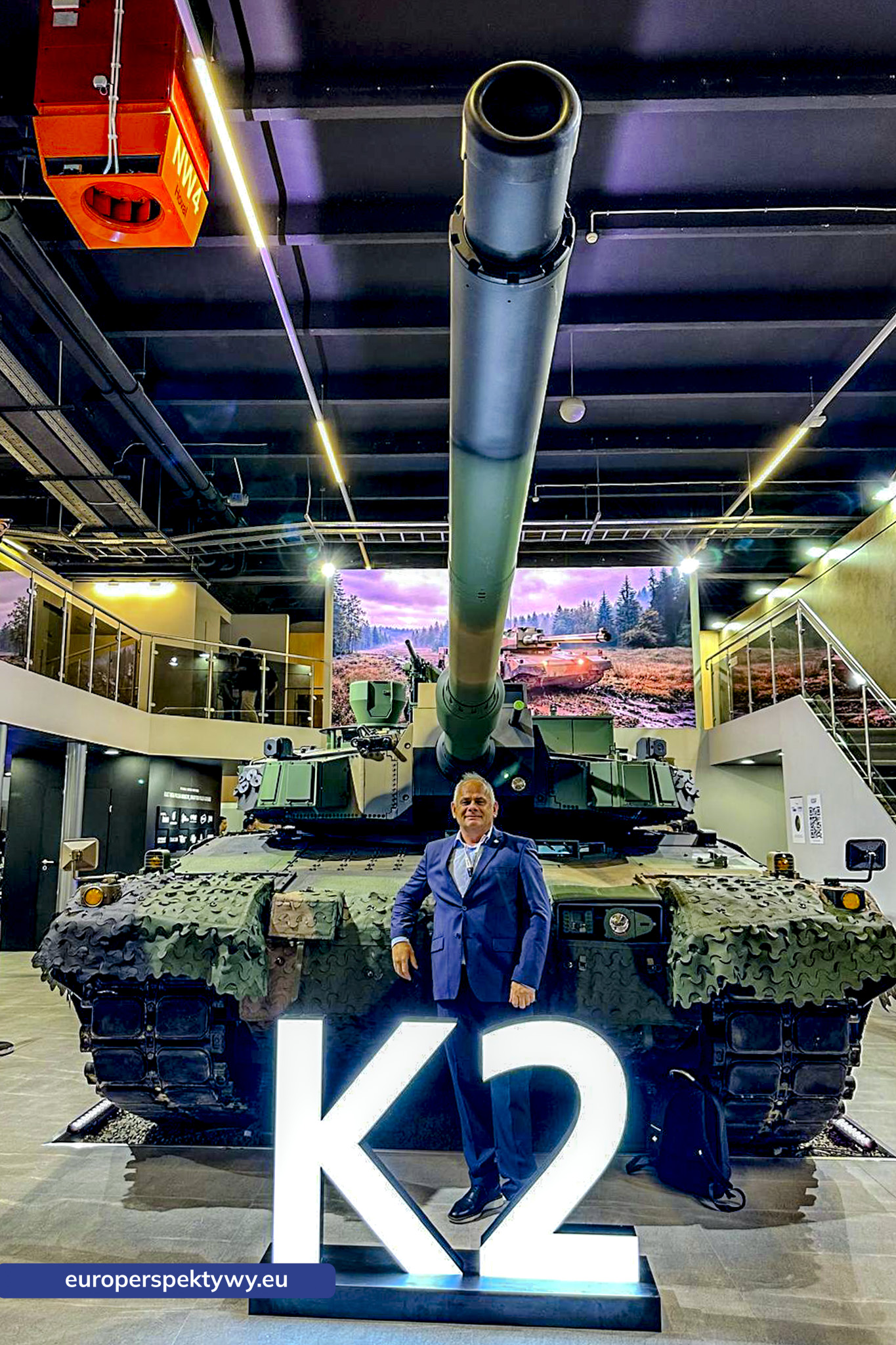 Czołg K2 na stoisku Hyundai Rotem, MSPO 2026