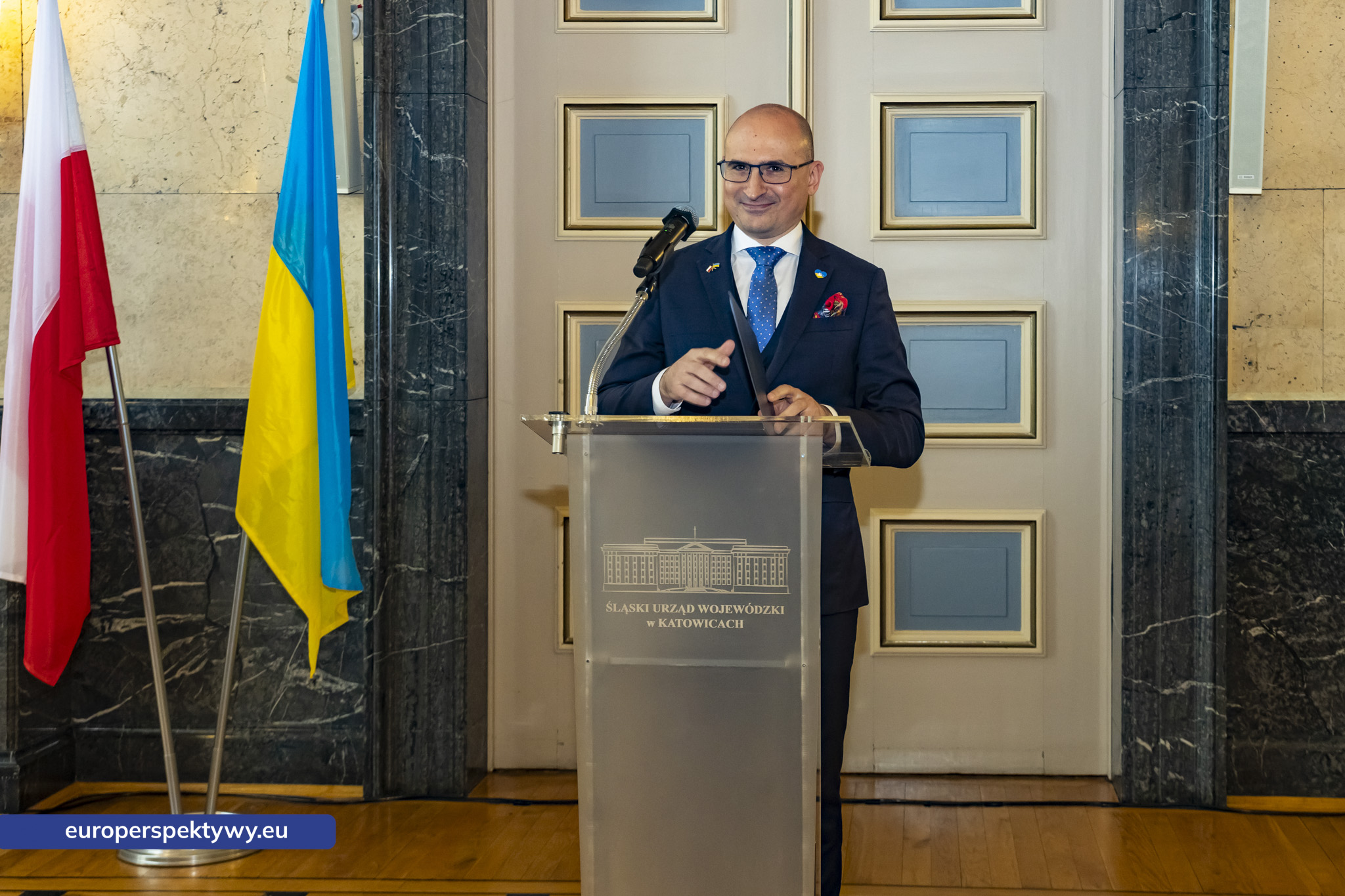 Uroczyste Otwarcie Konsulatu Honorowego Ukrainy - Konsul Honorowy Luiz Hanania-203 Europerspektywy Konsulat Honorowy Ukrainy w Katowicach oficjalnie otwarty. Luiz Hanania objął funkcję konsula