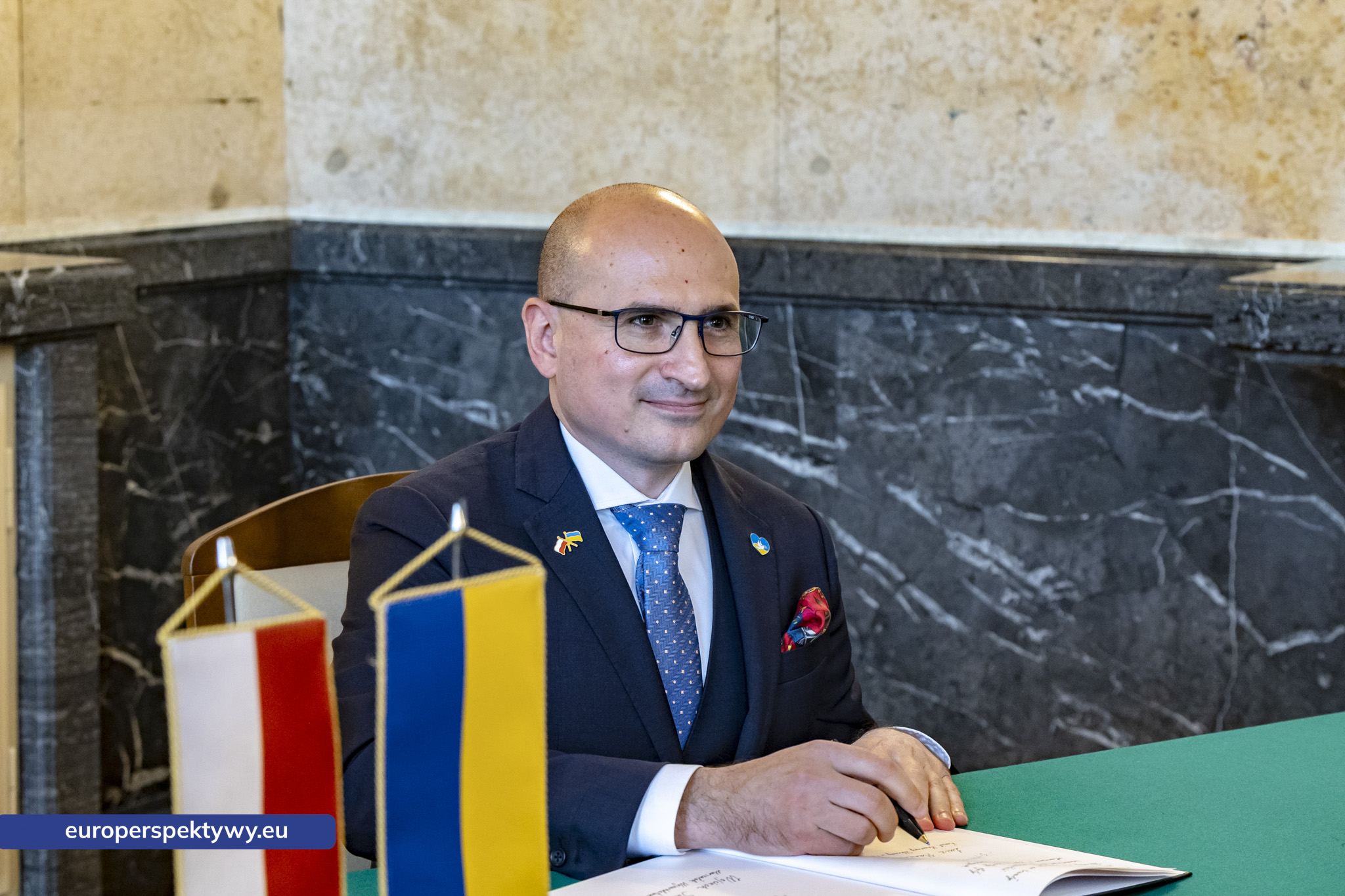 Uroczyste Otwarcie Konsulatu Honorowego Ukrainy - Konsul Honorowy Luiz Hanania-293 Europerspektywy Konsulat Honorowy Ukrainy w Katowicach oficjalnie otwarty. Luiz Hanania objął funkcję konsula