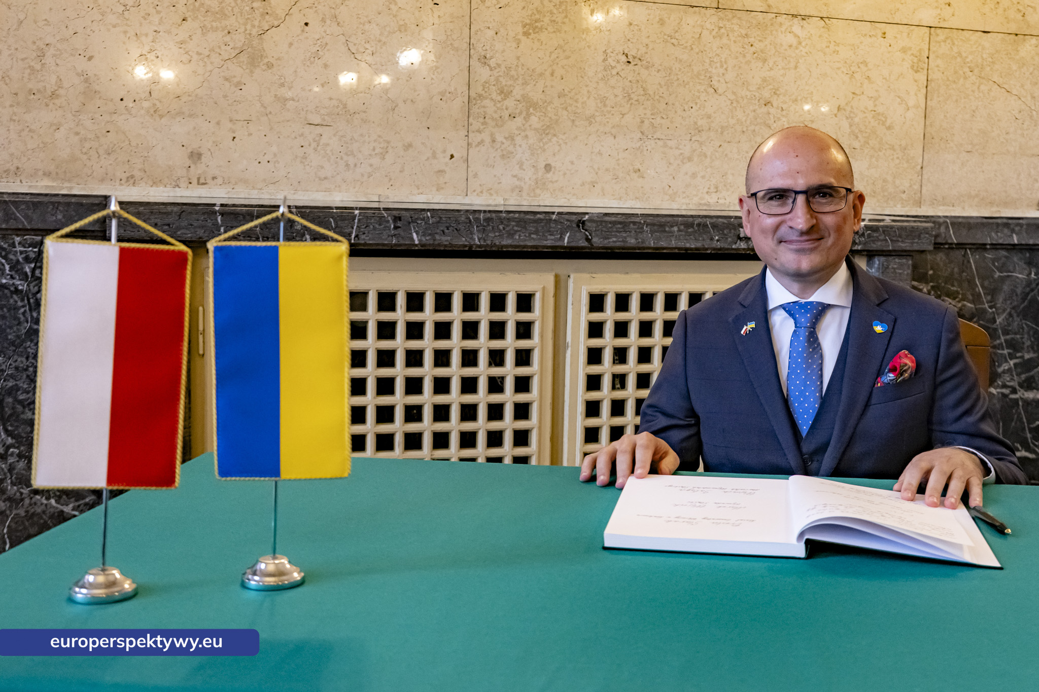 Europerspektywy Konsulat Honorowy Ukrainy w Katowicach oficjalnie otwarty. Luiz Hanania objął funkcję konsula