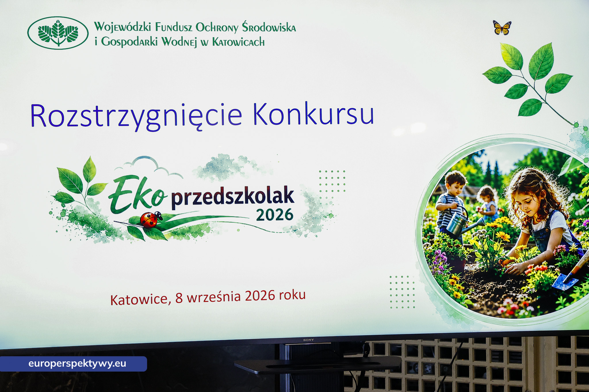 WFOŚiGW Eko Przedszkolak-1 08.09.2026 WFOŚiGW w Katowicach rozstrzygnął konkurs Ekoprzedszkolak 2026
