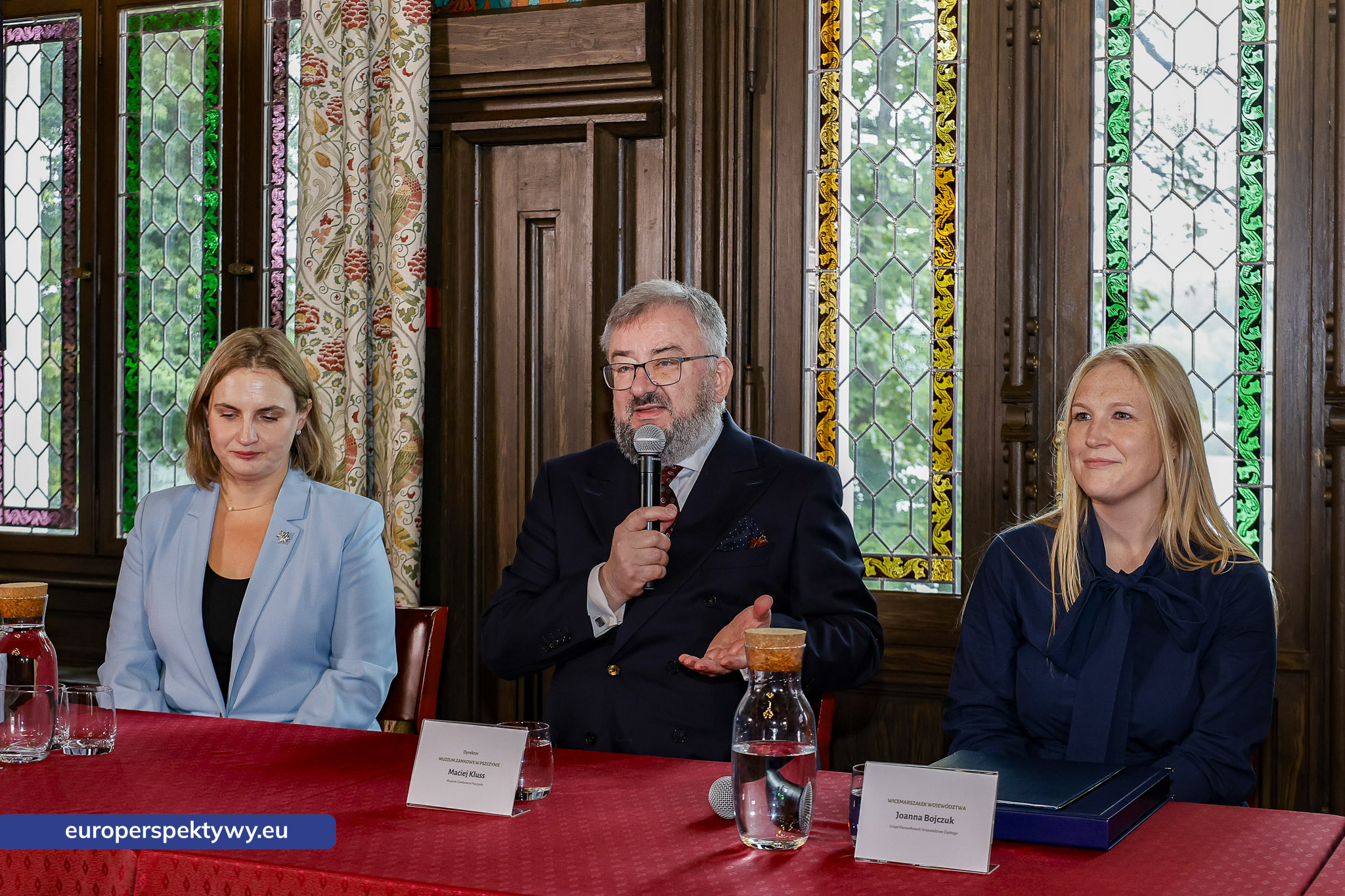 Zameczek Myśliwski Promnice po modernizacji - konferencja prasowa