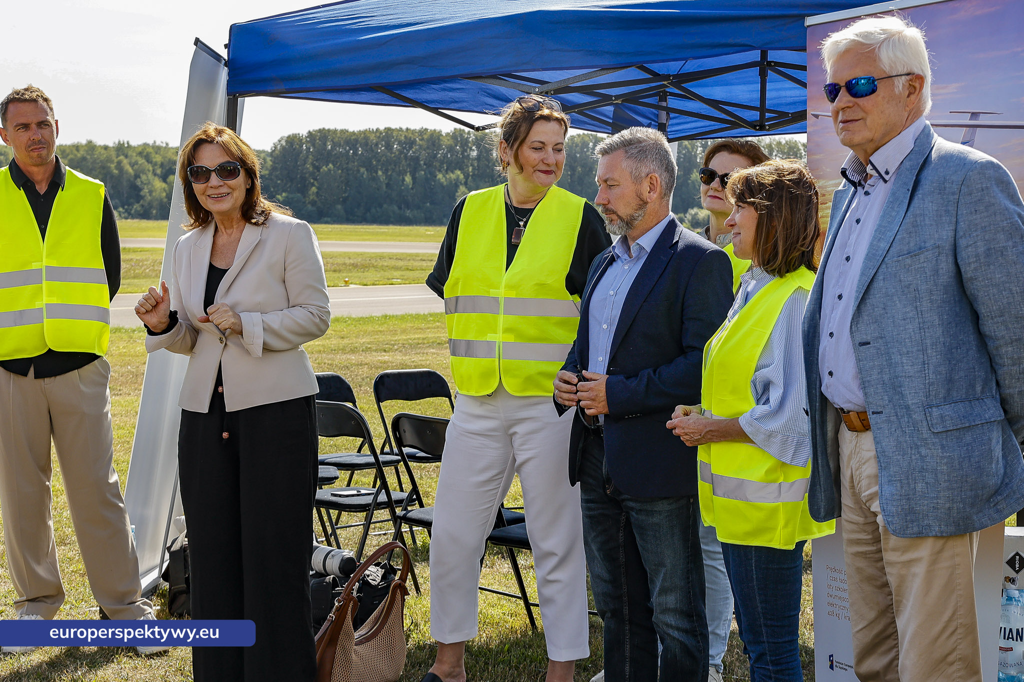 ZDZ Katowice oficjalna prezentacja w locie pierwszego i dotąd jedynego w Polsce seryjnie produkowanego samolotu elektrycznego Pipistrel Velis Electro