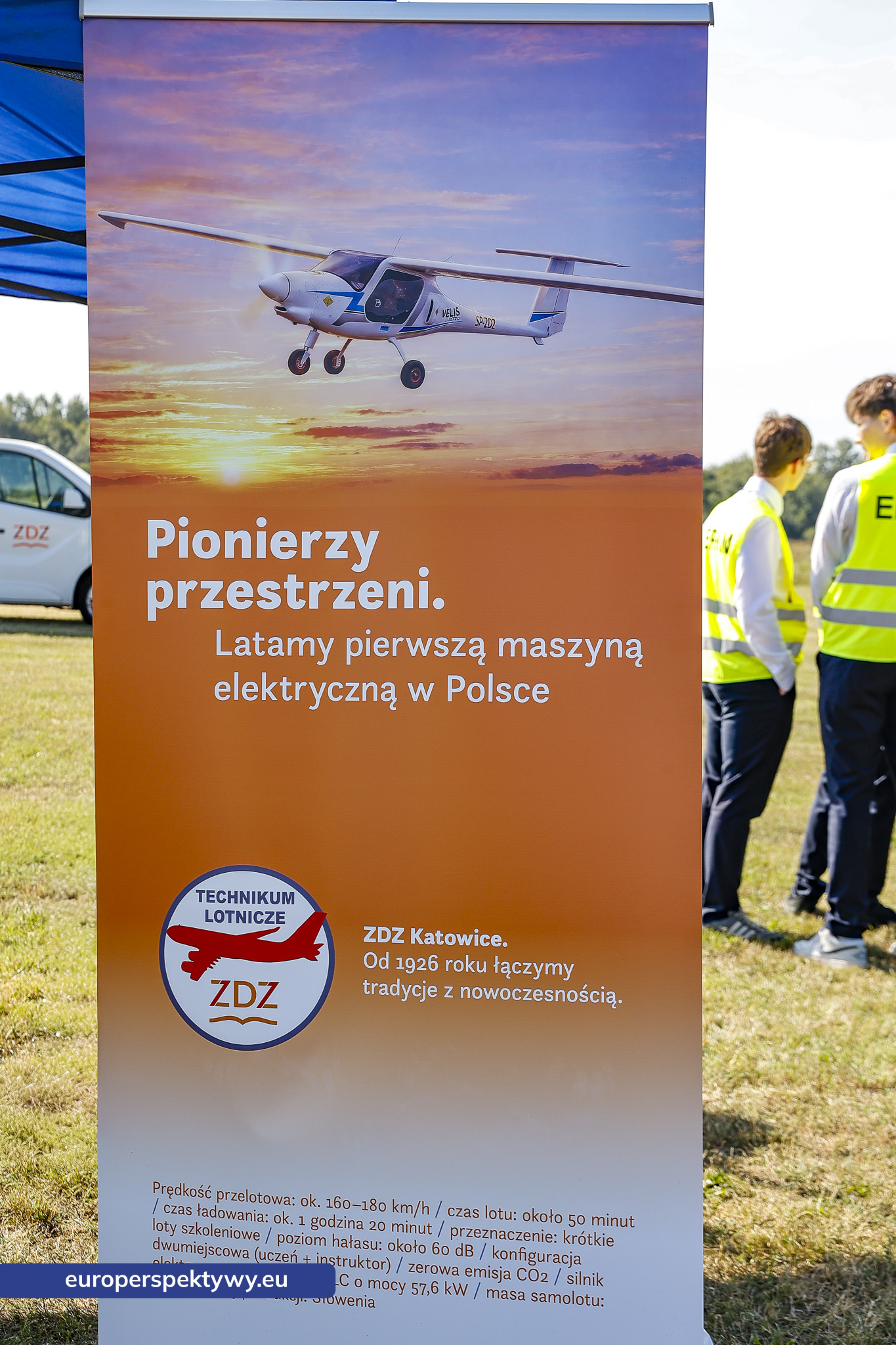 Europerspektywy ZDZ Katowice prezentuje pierwszy w Polsce seryjnie produkowany samolot elektryczny