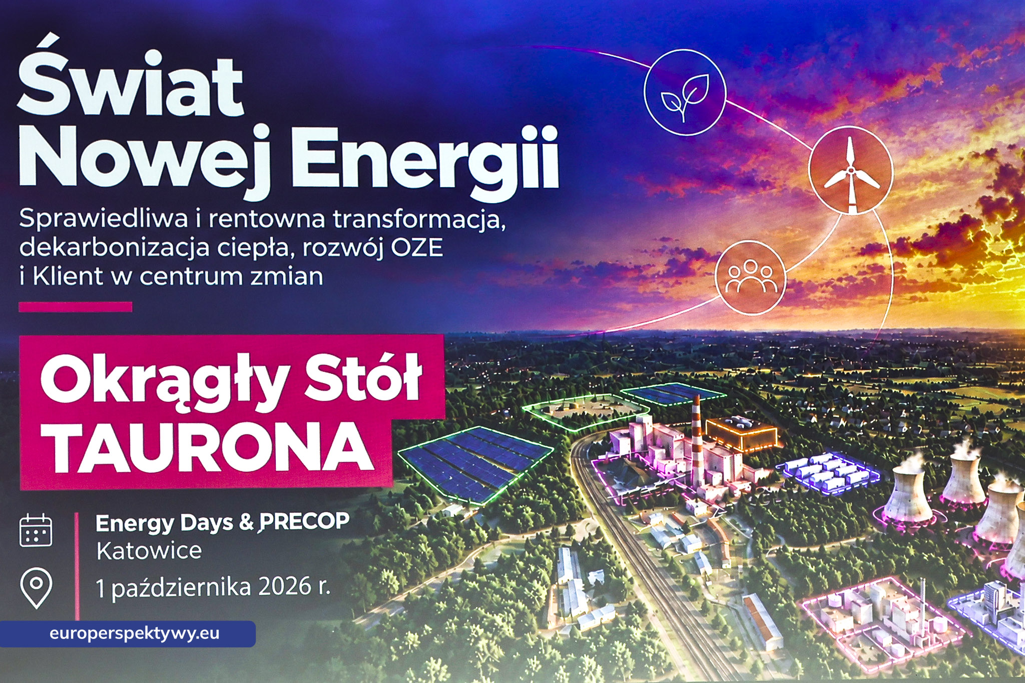 01.10.2026 Business PRECOP i Energy Days 2026 Okrągły Stół TAURON