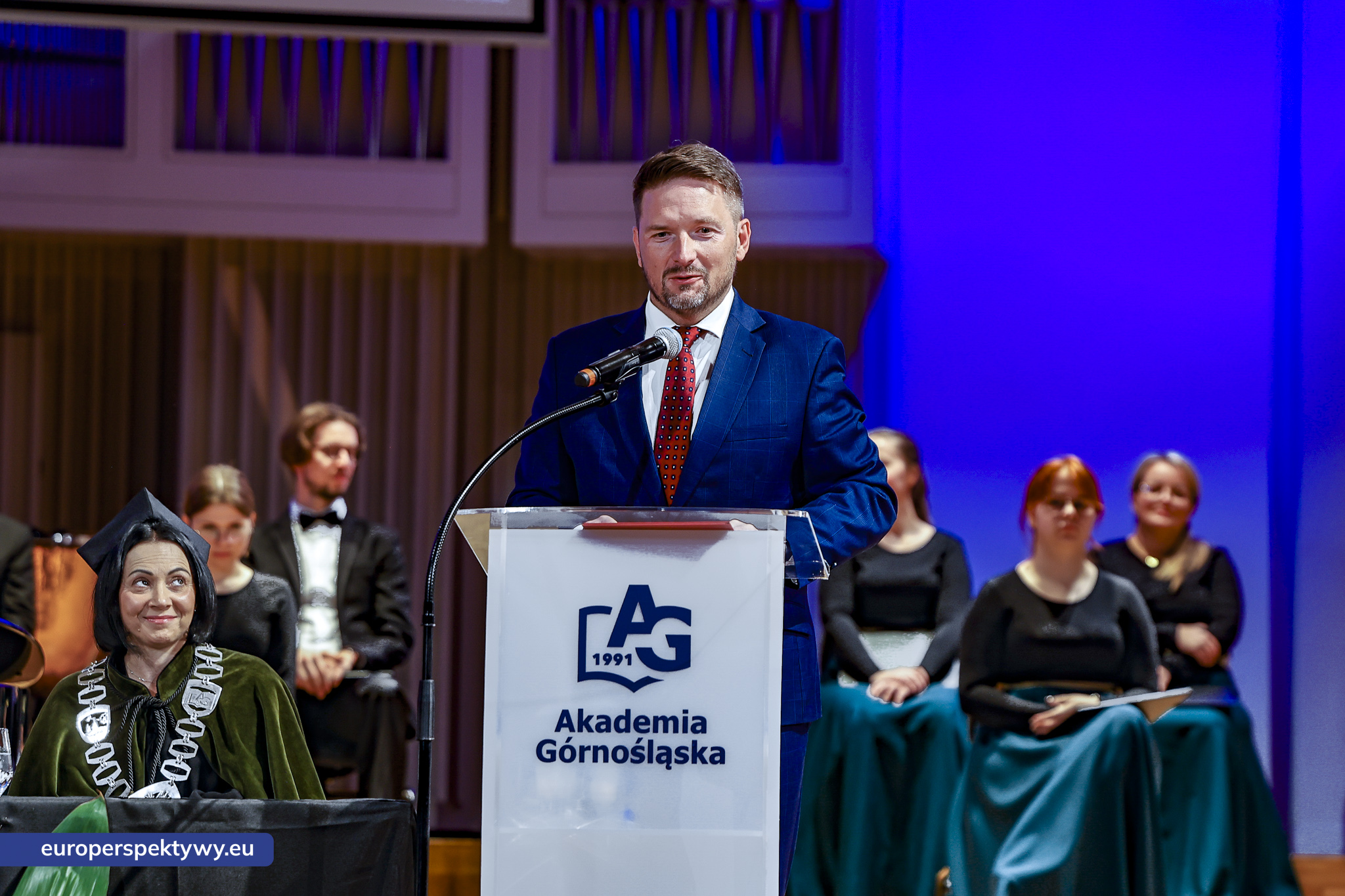 Akademia Górnośląska Inauguracja Roku Akademickiego 2026-100 Europerspektywy Akademia Górnośląska rozpoczęła nowy rok akademicki