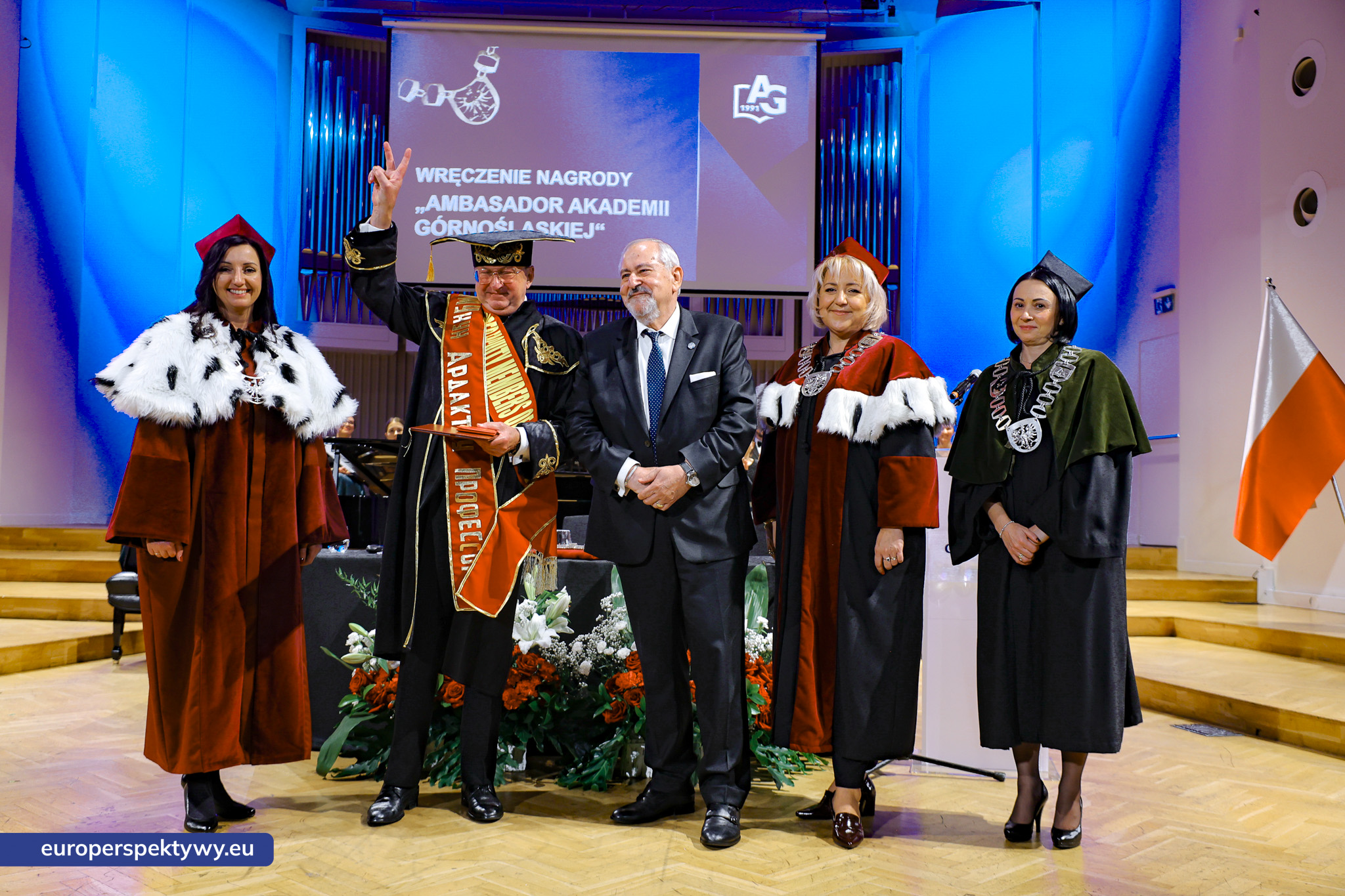 Akademia Górnośląska Inauguracja Roku Akademickiego 2026-375 Europerspektywy Akademia Górnośląska rozpoczęła nowy rok akademicki