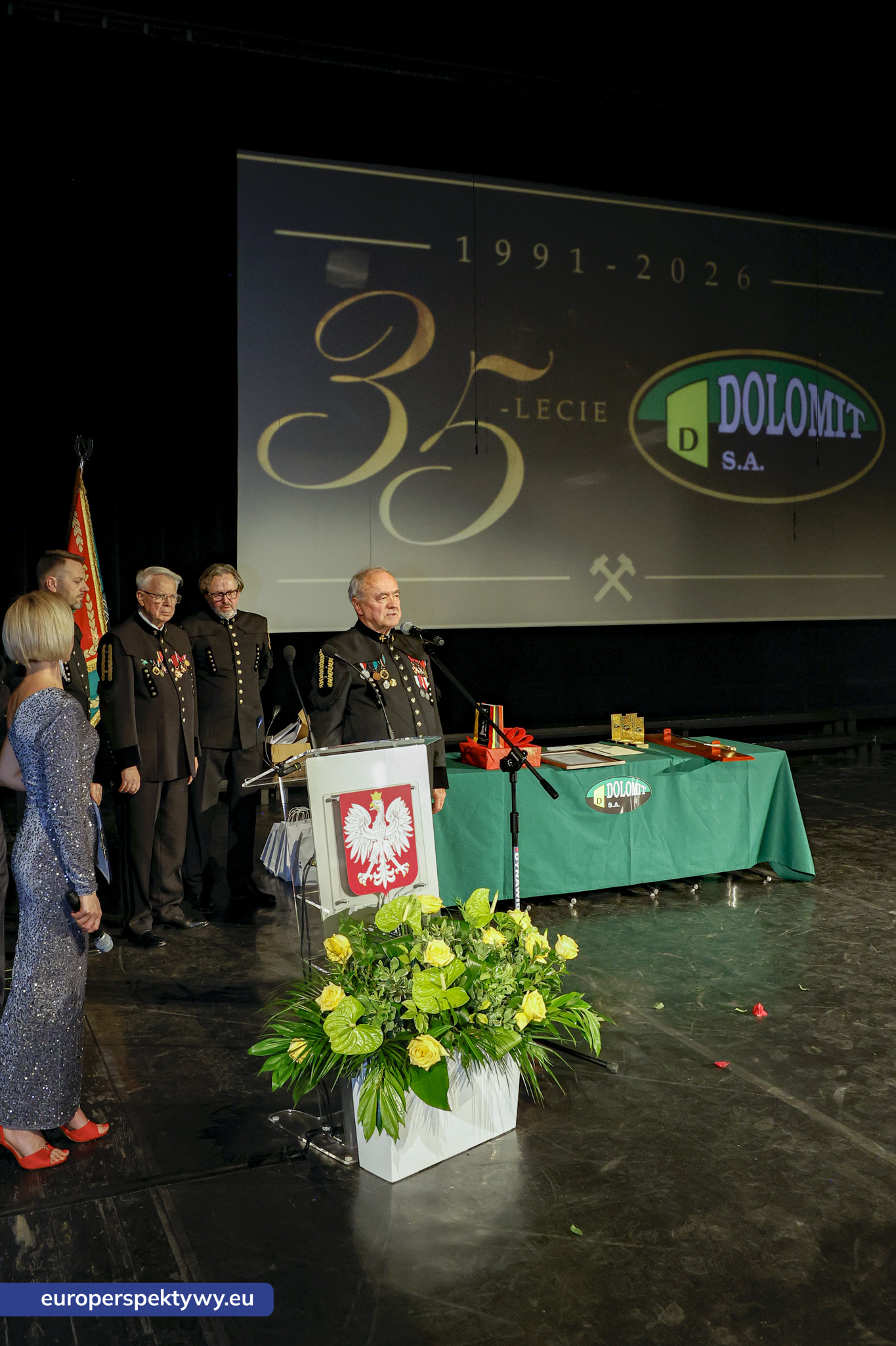 Dolomit Kopalnia Chruszczobród Jubileusz 35 lecia-138 Europerspektywy Dolomit S.A. świętował 35-lecie działalności. Od pracowniczej inicjatywy do nowoczesnej kopalni w Chruszczobrodzie