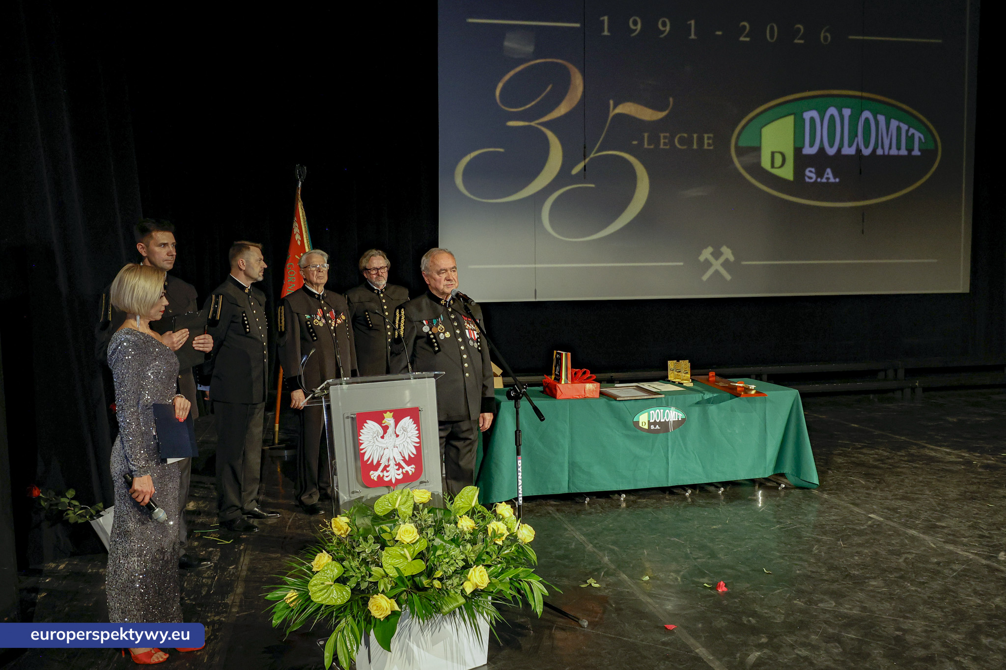 Dolomit Kopalnia Chruszczobród Jubileusz 35 lecia-139 Europerspektywy Dolomit S.A. świętował 35-lecie działalności. Od pracowniczej inicjatywy do nowoczesnej kopalni w Chruszczobrodzie