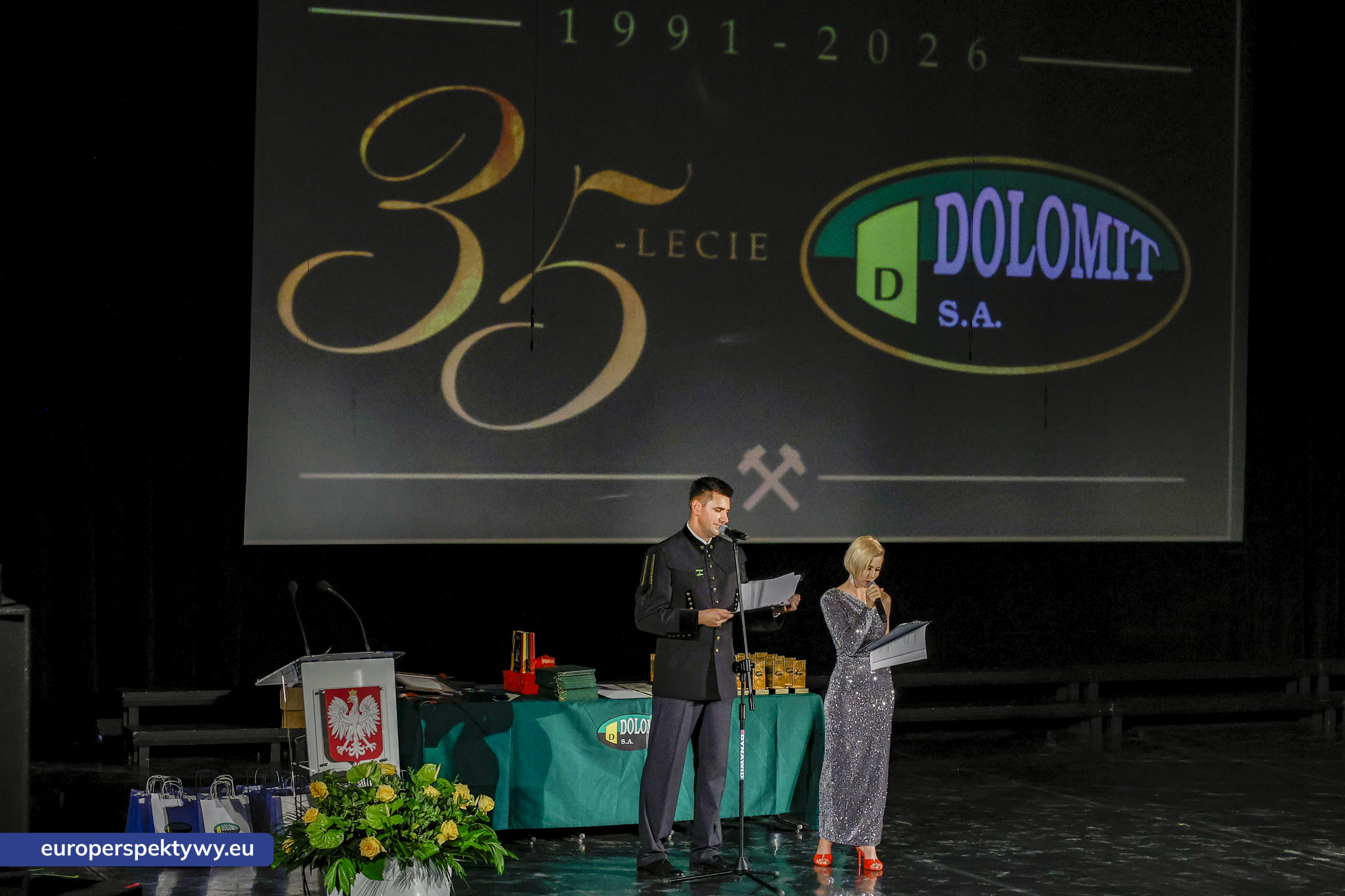 Dolomit Kopalnia Chruszczobród Jubileusz 35 lecia-44 Europerspektywy Dolomit S.A. świętował 35-lecie działalności. Od pracowniczej inicjatywy do nowoczesnej kopalni w Chruszczobrodzie