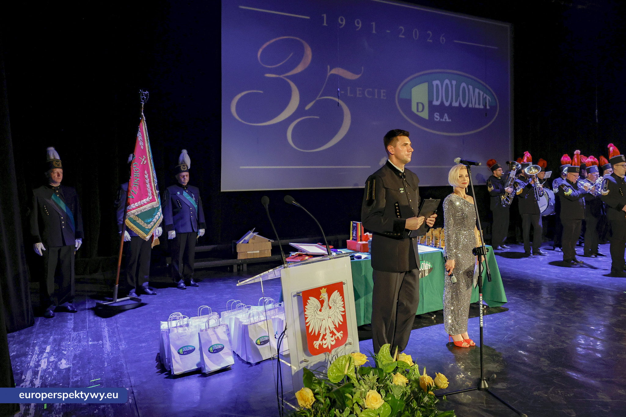 Dolomit Kopalnia Chruszczobród Jubileusz 35 lecia-46 Europerspektywy Dolomit S.A. świętował 35-lecie działalności. Od pracowniczej inicjatywy do nowoczesnej kopalni w Chruszczobrodzie