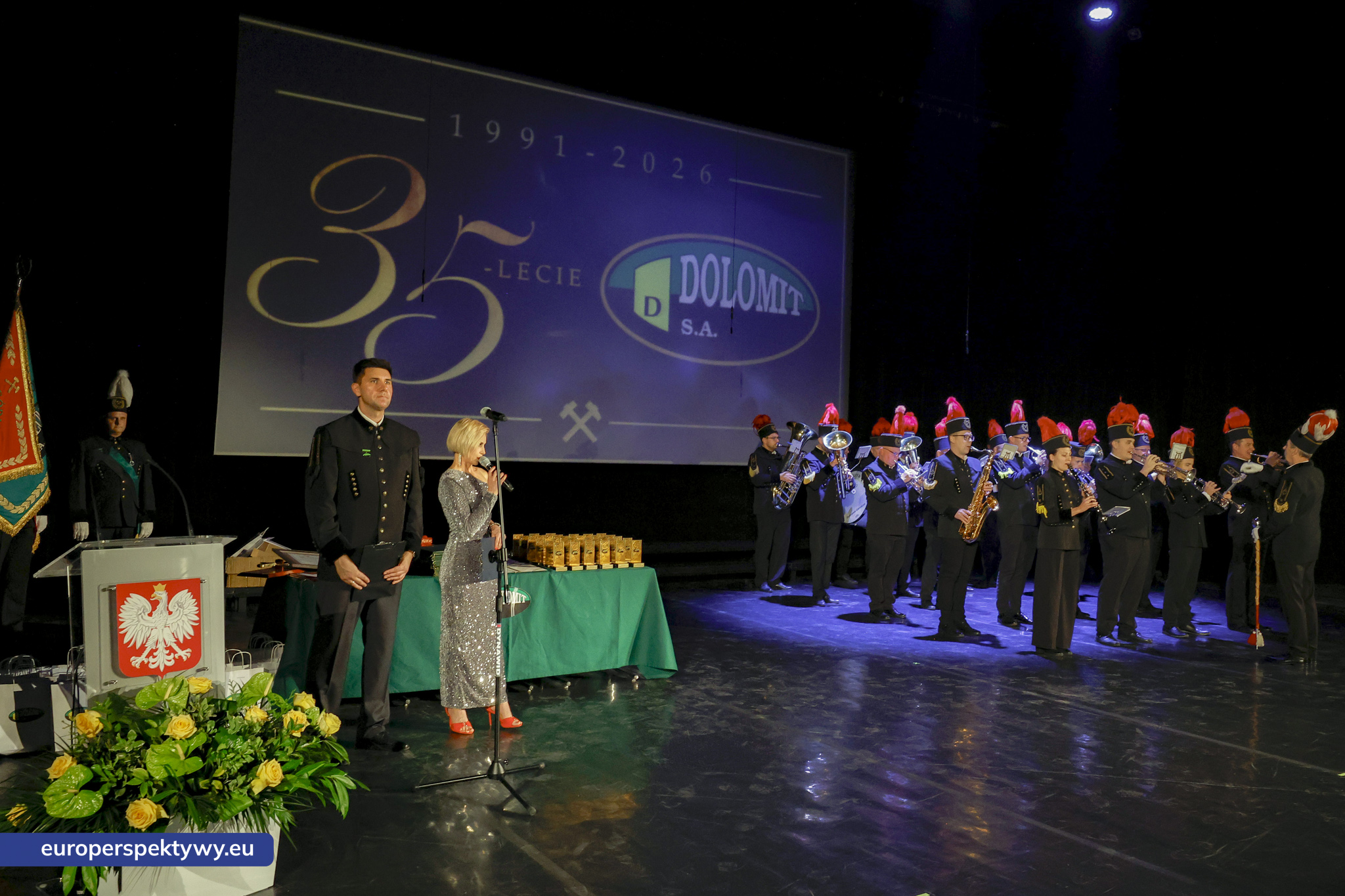 Dolomit Kopalnia Chruszczobród Jubileusz 35 lecia-47 Europerspektywy Dolomit S.A. świętował 35-lecie działalności. Od pracowniczej inicjatywy do nowoczesnej kopalni w Chruszczobrodzie