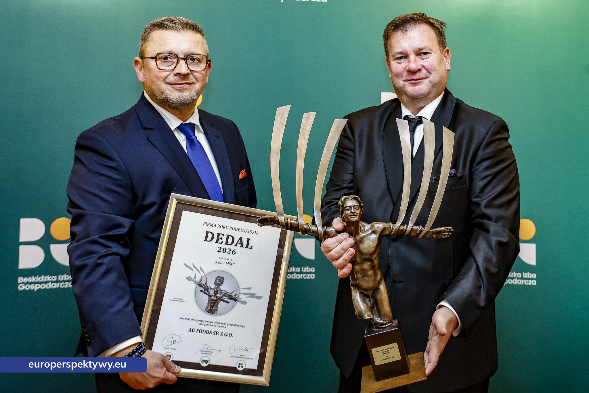 Europerspektywy Firma Roku Podbeskidzia 2026. Poznaliśmy laureatów XVI Gali Finałowej