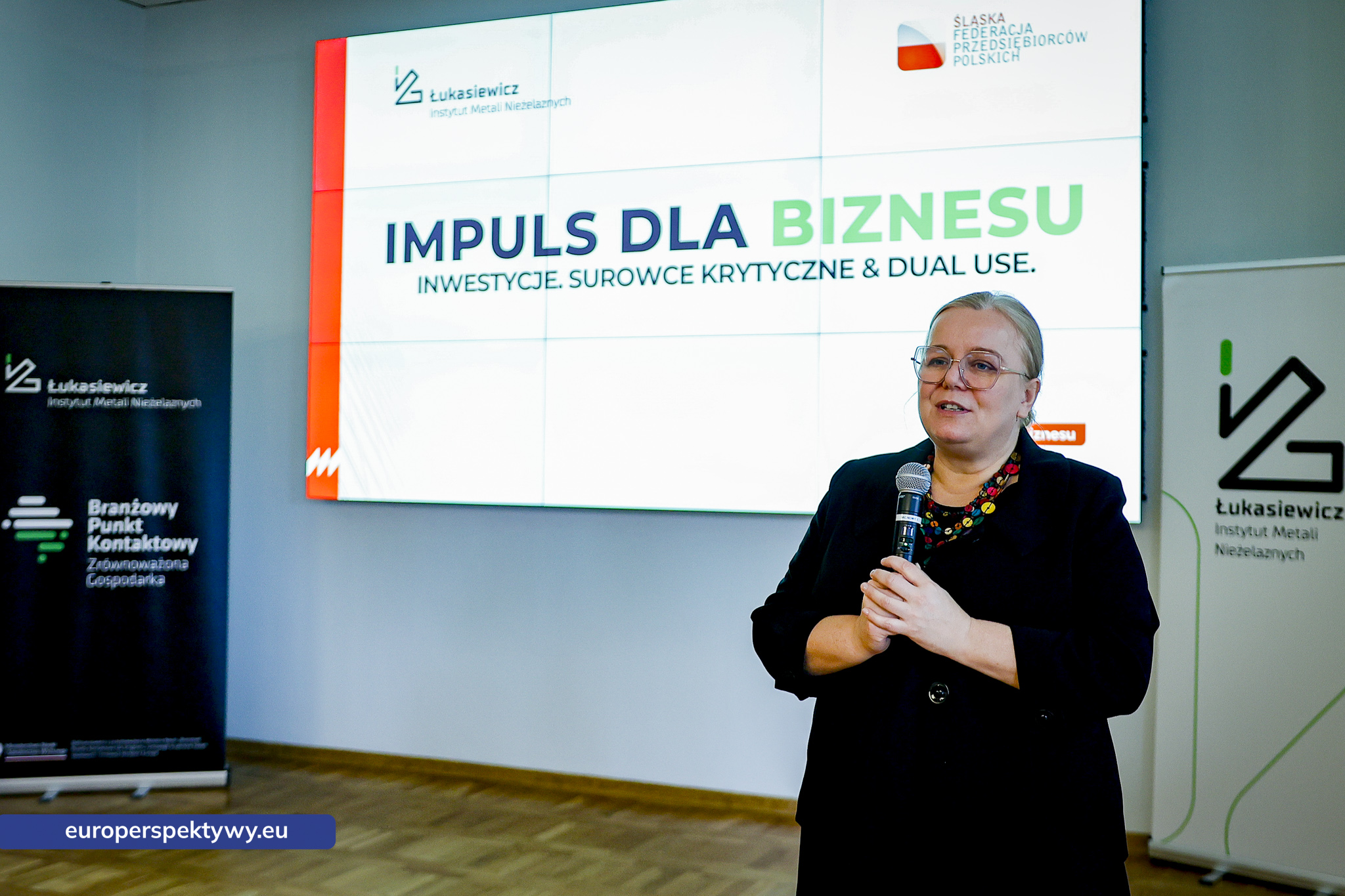 Europerspektywy Impuls dla Biznesu. Łukasiewicz – IMN i ŚFPP o inwestycjach, surowcach krytycznych i dual use