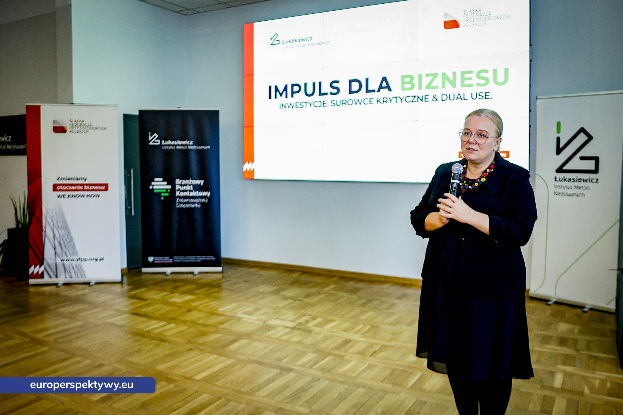 Europerspektywy Impuls dla Biznesu. Łukasiewicz – IMN i ŚFPP o inwestycjach, surowcach krytycznych i dual use