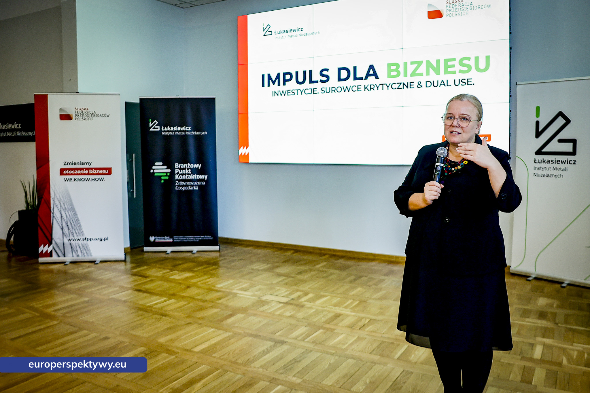 Europerspektywy Impuls dla Biznesu. Łukasiewicz – IMN i ŚFPP o inwestycjach, surowcach krytycznych i dual use