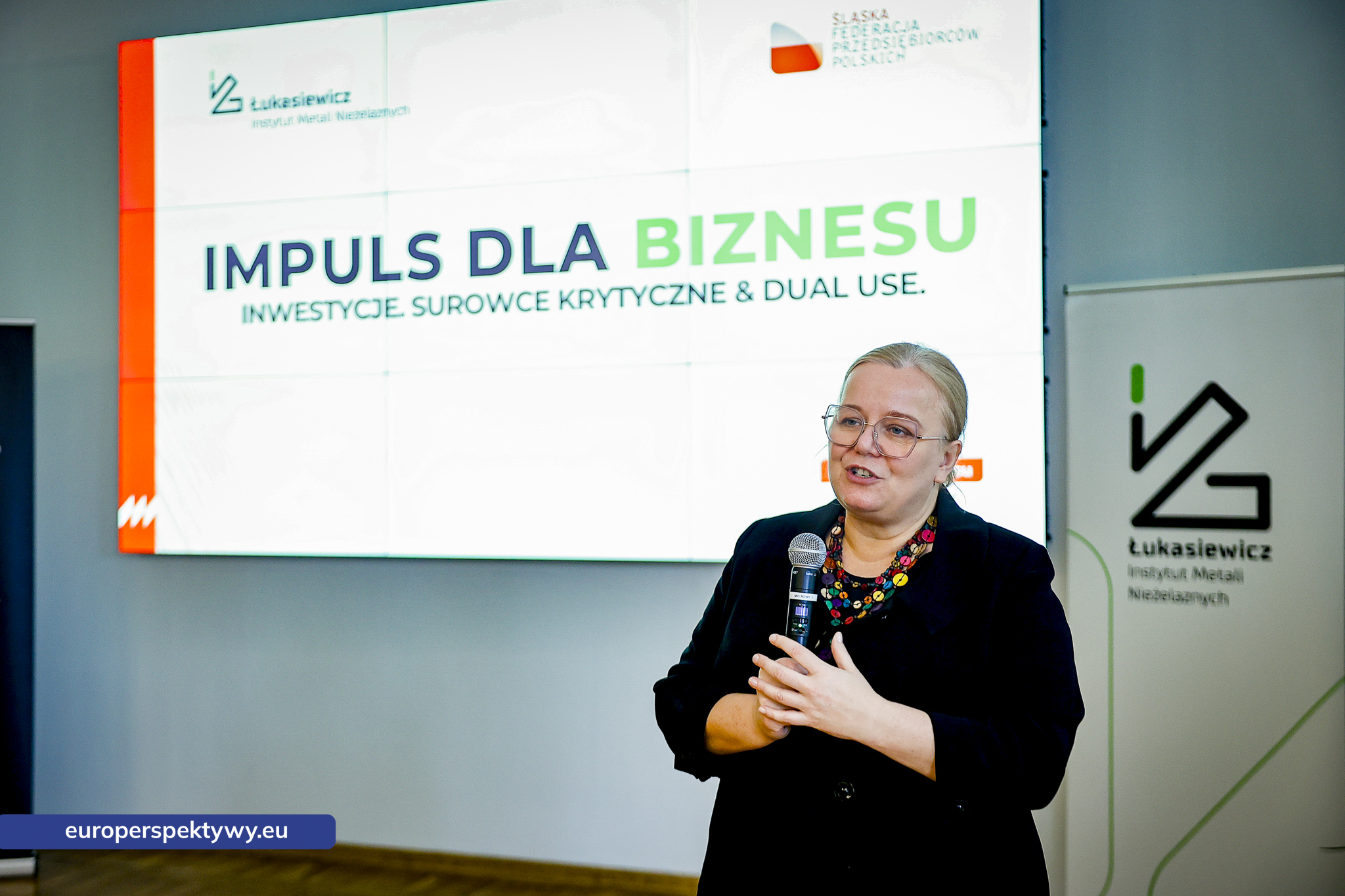 Europerspektywy Impuls dla Biznesu. Łukasiewicz – IMN i ŚFPP o inwestycjach, surowcach krytycznych i dual use