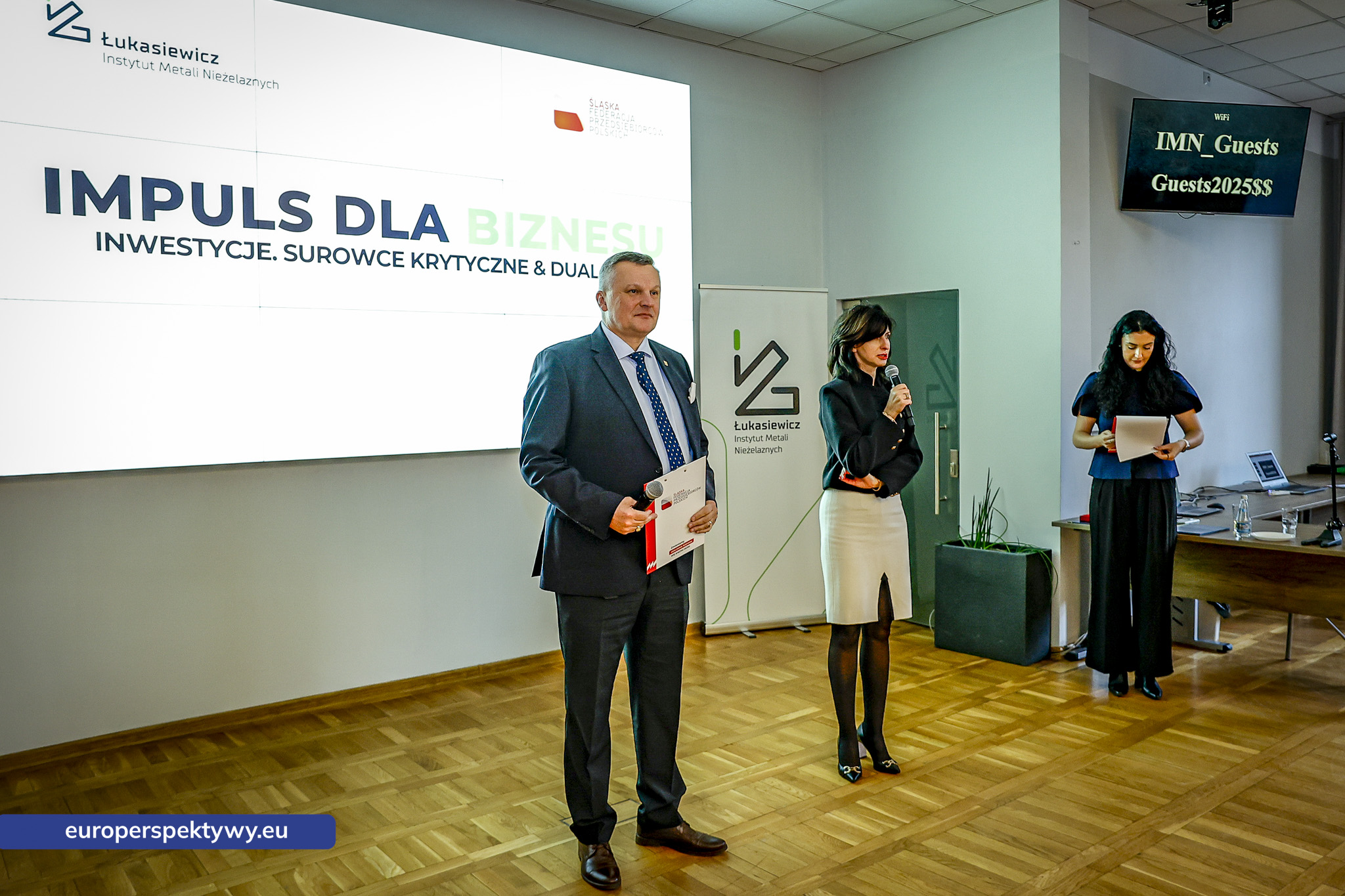 Europerspektywy Impuls dla Biznesu. Łukasiewicz – IMN i ŚFPP o inwestycjach, surowcach krytycznych i dual use