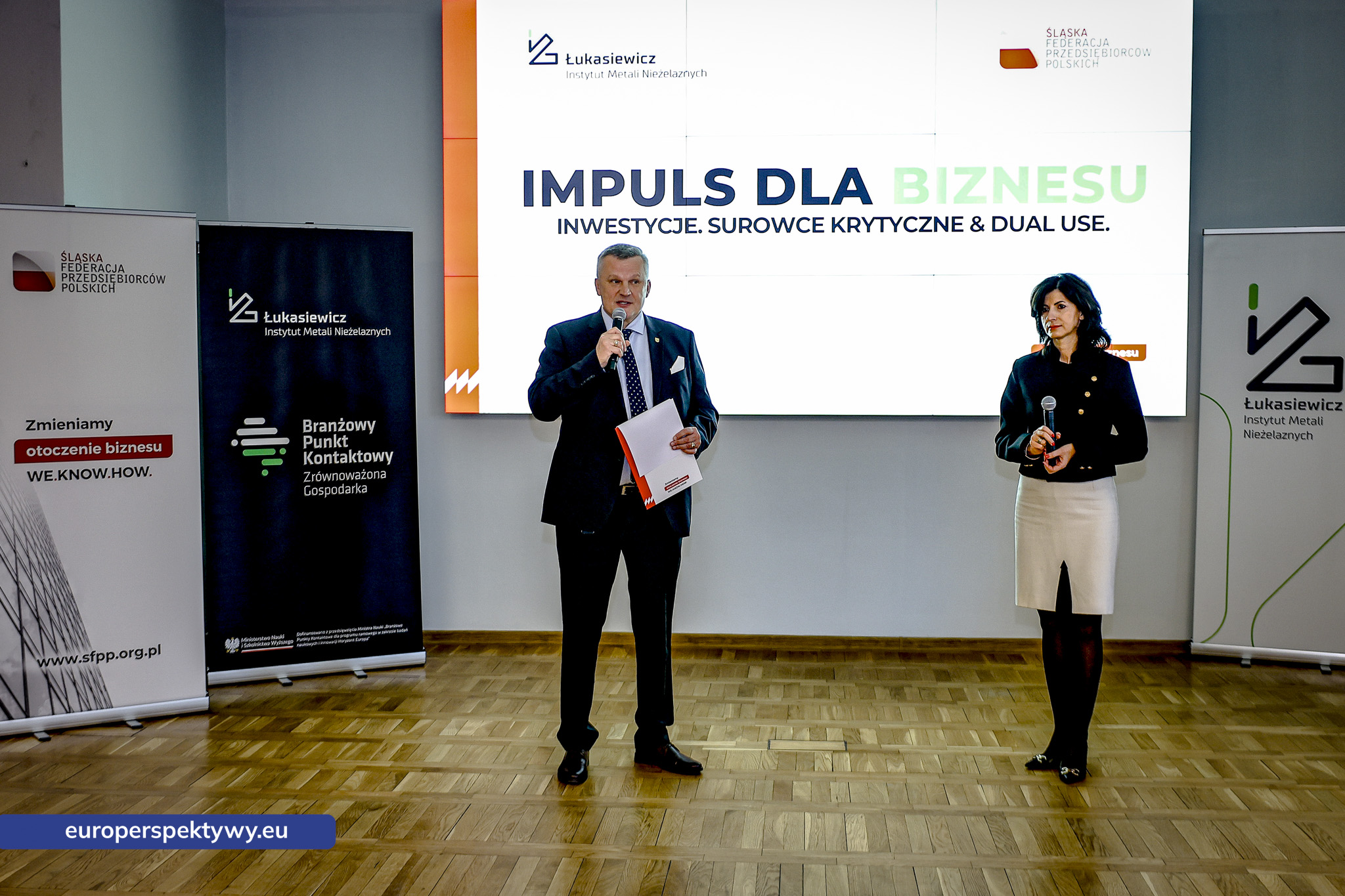 Europerspektywy Impuls dla Biznesu. Łukasiewicz – IMN i ŚFPP o inwestycjach, surowcach krytycznych i dual use