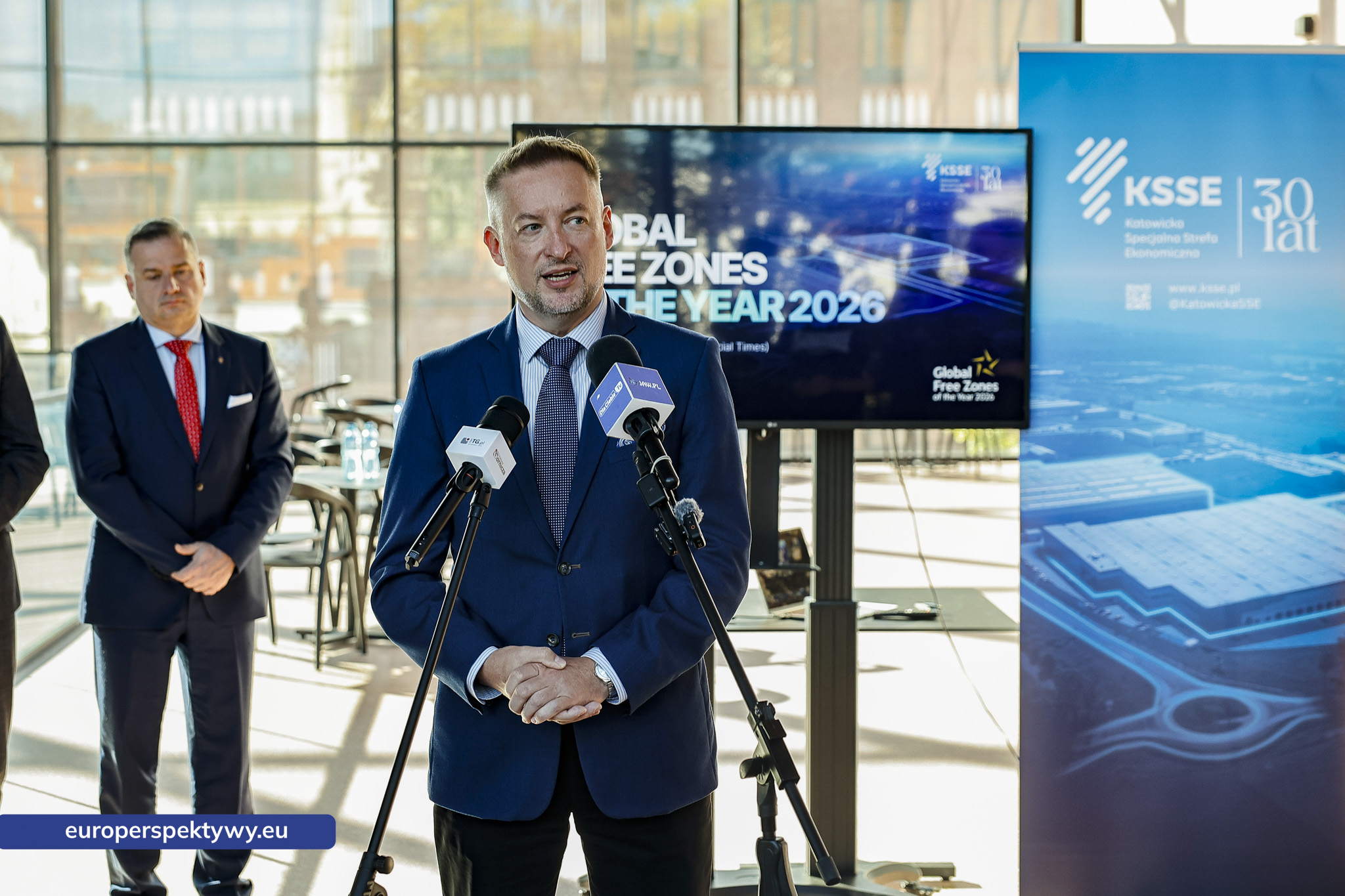 Andrzej Szulik, dyrektor techniczny Hager podczas konferencji KSSE w Akademii Muzycznej w Katowicach
